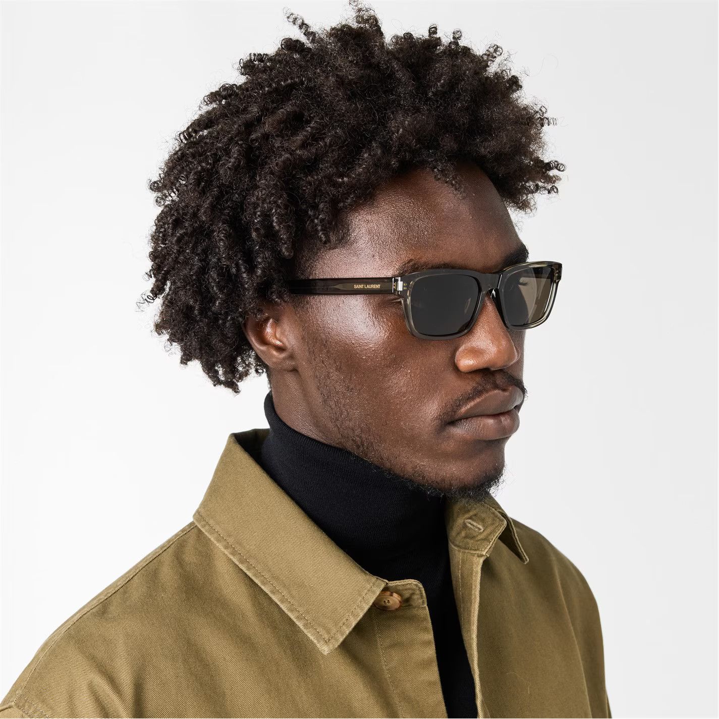 Saint Laurent Paris o1g2r1mq0426 Size: OS / SL 662 Sunglasses in Olive Green Size ONE SIZE - 3 Thumbnail