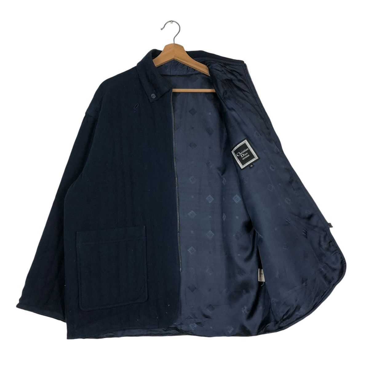 Christian Dior Monsieur 🔥VINTAGE WOOL ZIPPER JACKET CHRISTIAN DIOR MONSIUER Size US M / EU 48-50 / 2 - 13 Thumbnail
