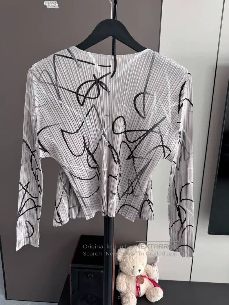 Issey Miyake Issey Miyake Musical Note Cardigan Size L / US 10 / IT 46 - 2 Thumbnail