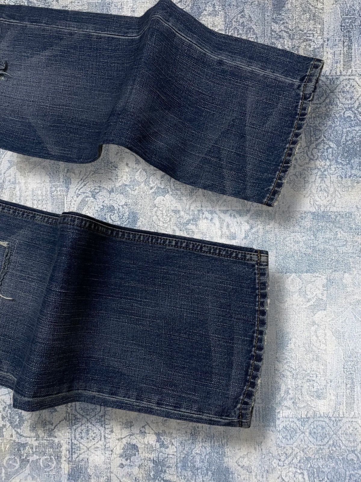 Japanese Brand Rare Designer American Eagle Outfiters Patchwork Distressed Size US 31 - 5 Thumbnail