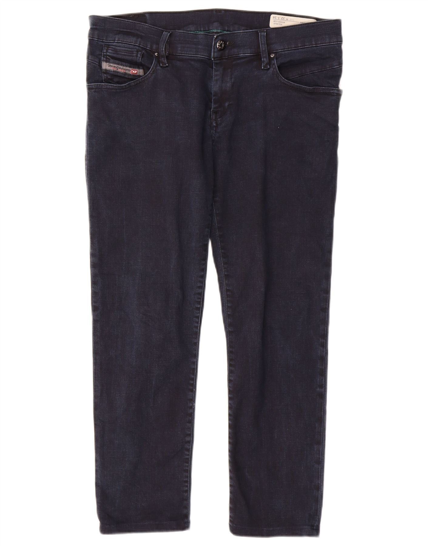 Diesel Womens Getlegg Low Waist Skinny Slim Jeans W32 L26 Navy Blue Size 24" / US 00 / IT 34 - 1 Thumbnail