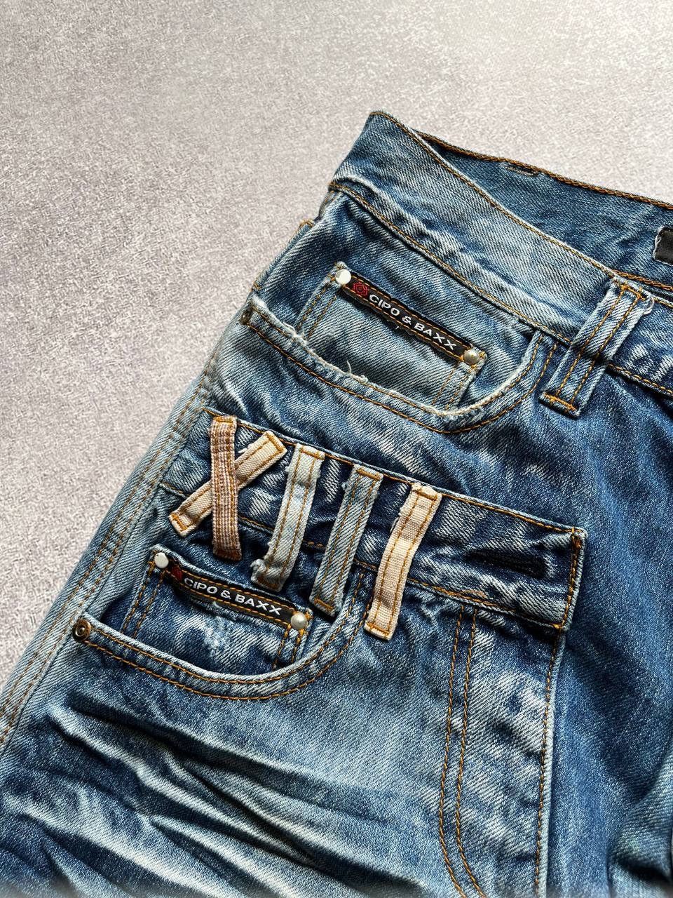 Japanese Brand × Vintage Vintage Avantgarde Belt Baggy Denim Y2K 33x32 Size US 32 / EU 48 - 6 Thumbnail
