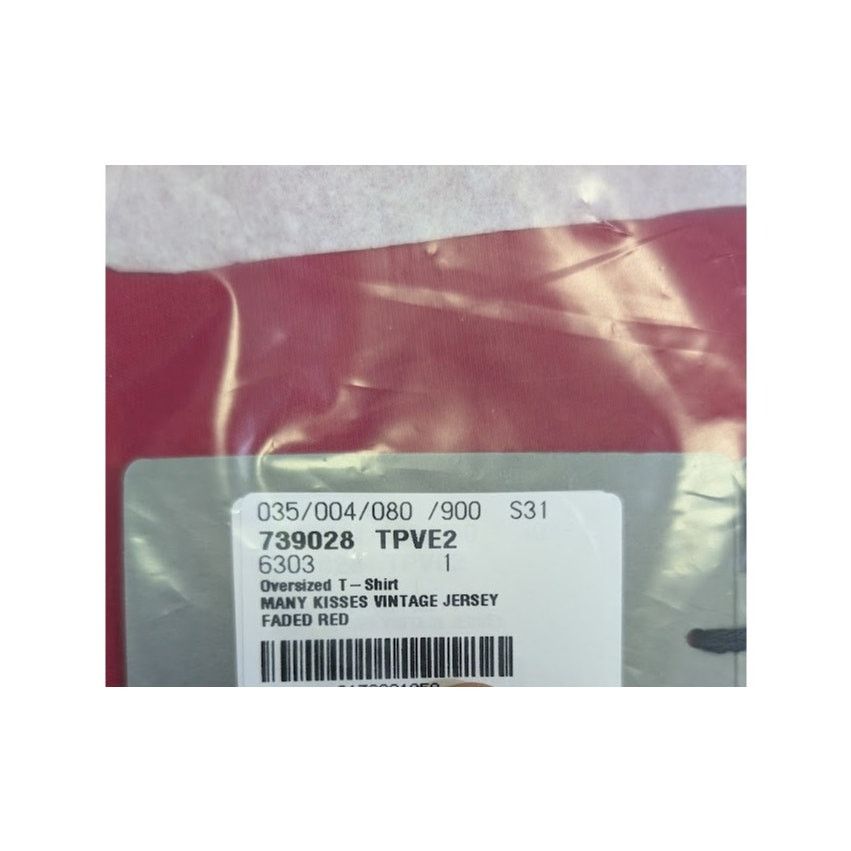 Balenciaga o1rshd1 Oversized T-Shirt in Faded Red Size US S / EU 44-46 / 1 - 20 Thumbnail