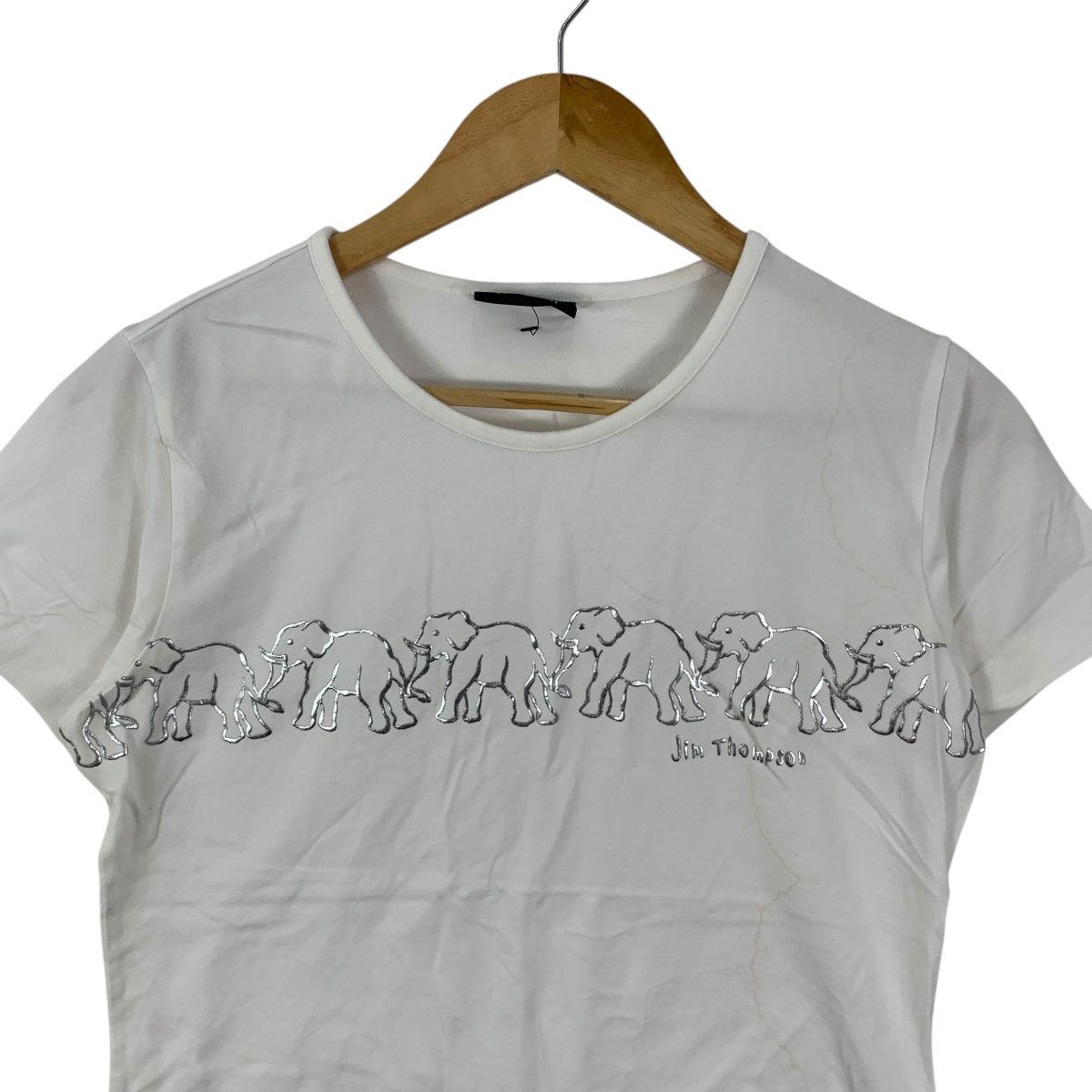 Jim Thompson Vintage JIM THOMPSON THAILAND Elephant Reflective Tee Size M / US 6-8 / IT 42-44 - 5 Thumbnail