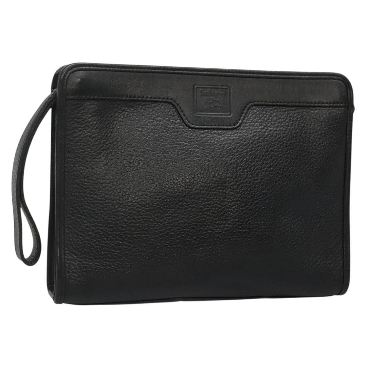 Burberry Burberry Zip Clutch Leather Size ONE SIZE - 1 Thumbnail