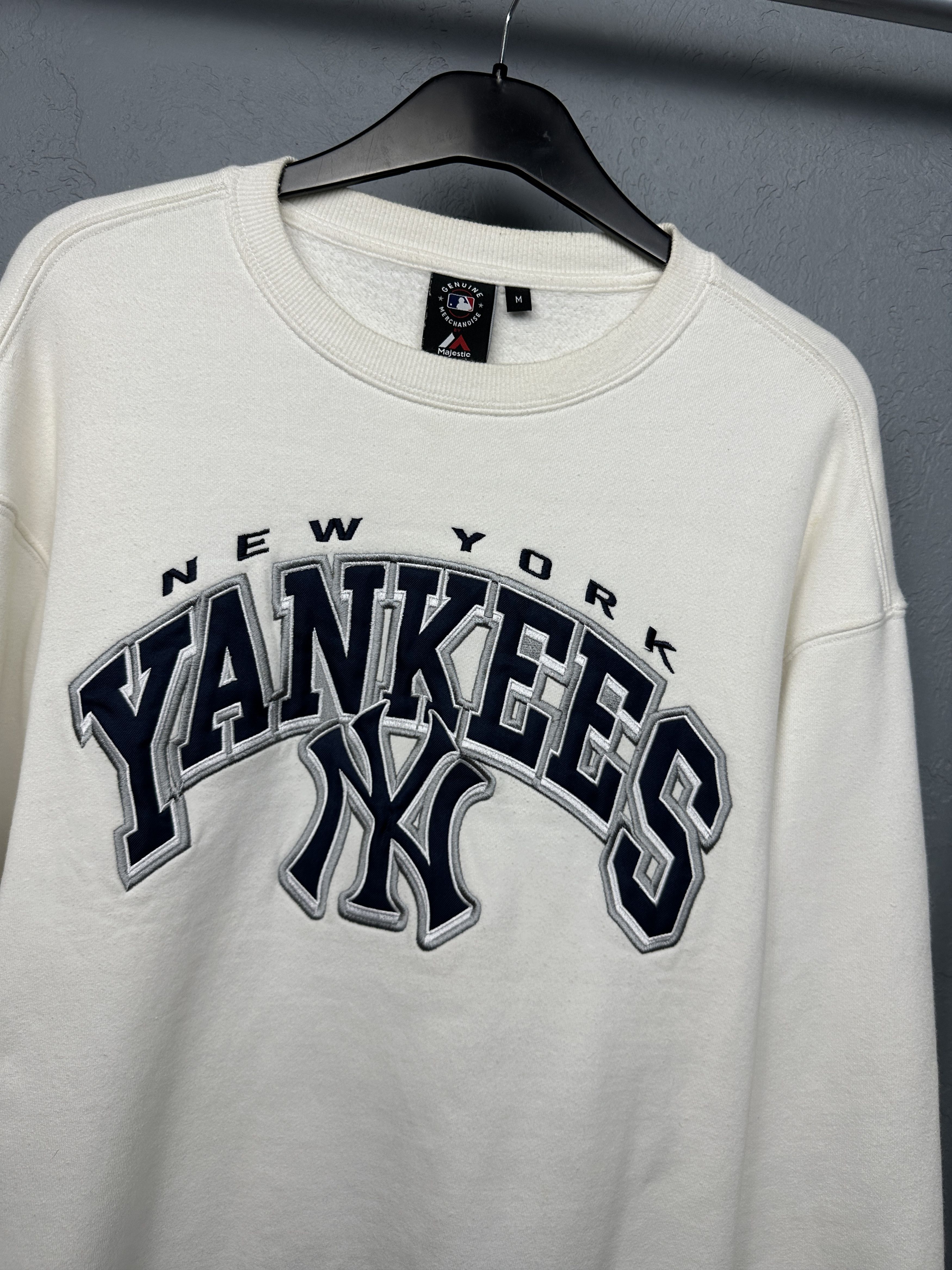 New York Yankees New York Yankees Mens Big Logo Sweatshirt Size US M / EU 48-50 / 2 - 2 Thumbnail