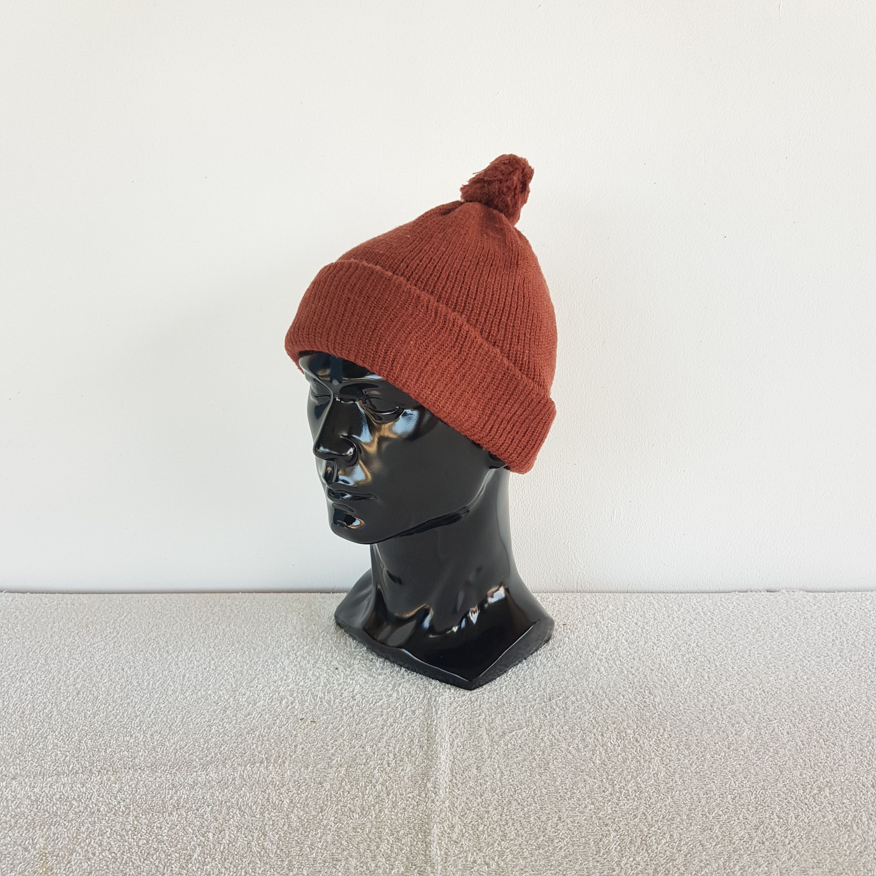 Japanese Brand Vintage Mezzo Piano Beanie Ribbed Knit Snow Caps Hats. Size ONE SIZE - 1 Thumbnail