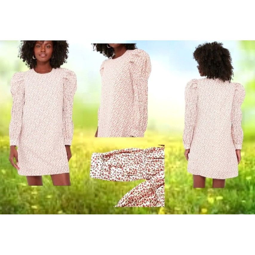 Other Hyacinth House Tuckernuck Floral Dress Small Puff Sleeves Cl Size S / US 4 / IT 40 - 5 Thumbnail