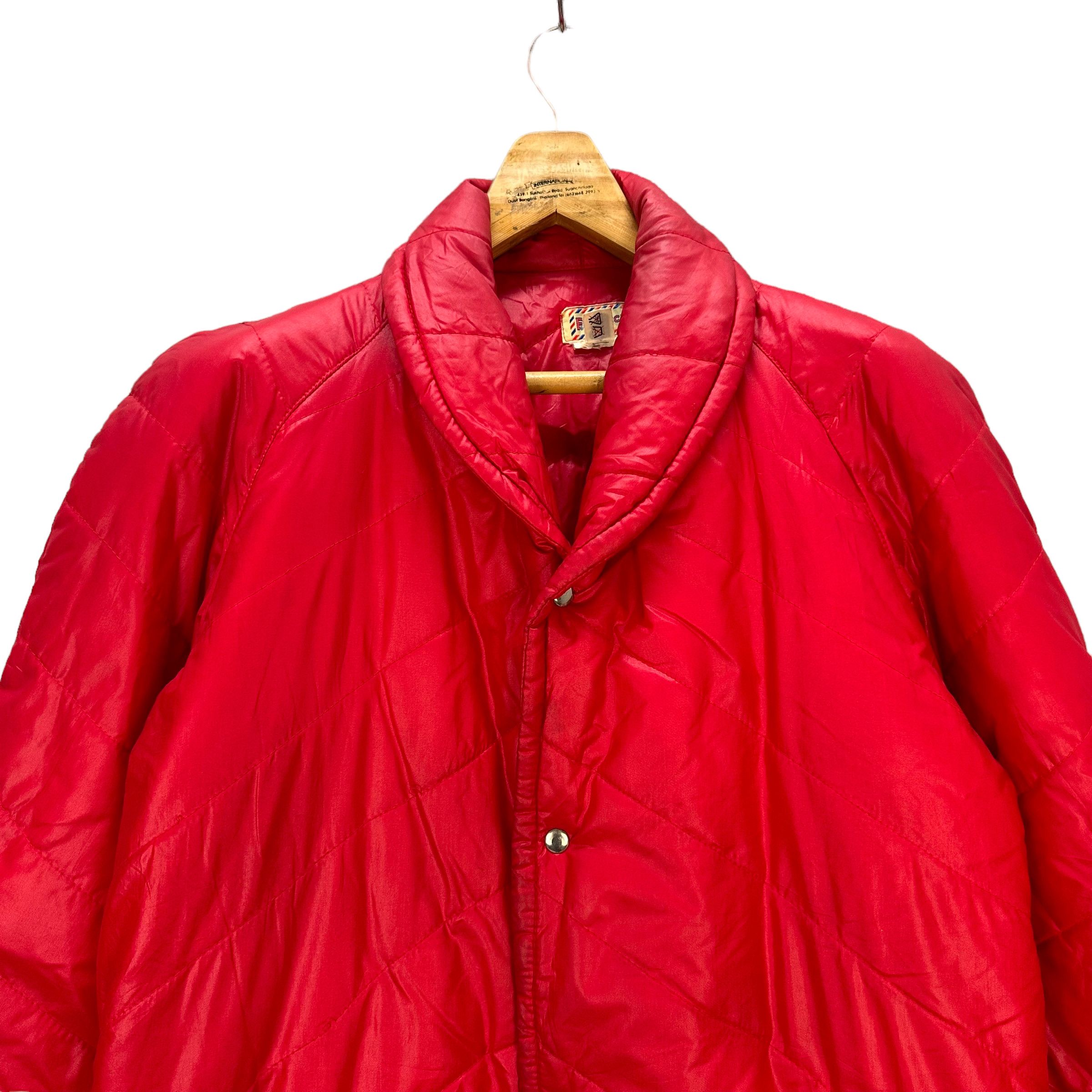 Fiorucci VINTAGE FIORUCCI RED PUFFER LONG COAT JACKET #8395-007 Size US M / EU 48-50 / 2 - 2 Thumbnail