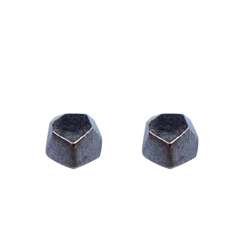 Jewelry Geometric Shape Stud Earrings 925 Sterling Silver Ear Gift Size ONE SIZE - 5 Thumbnail