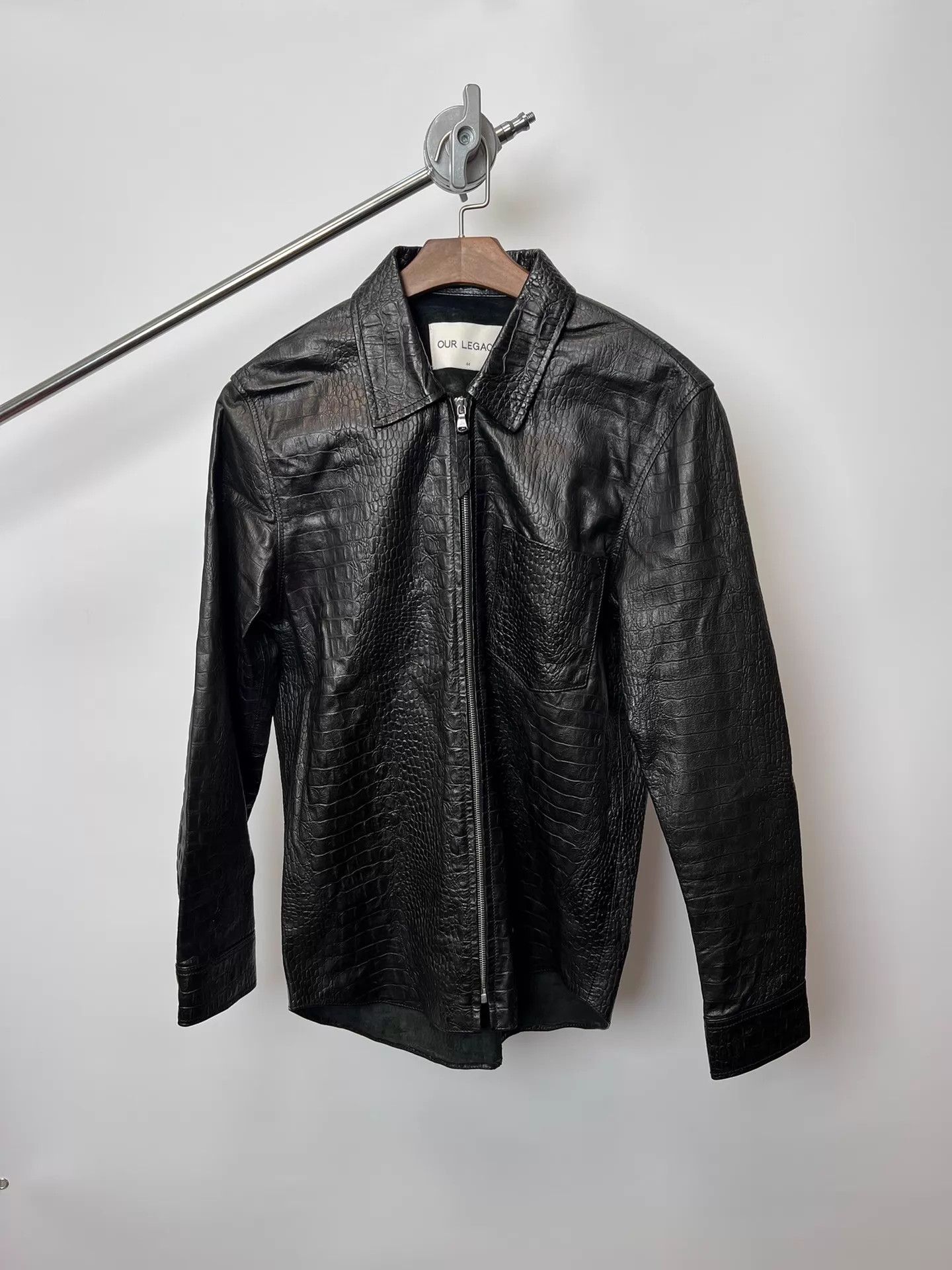 Our Legacy × Stussy Our legacy workshop x Stussy black leather