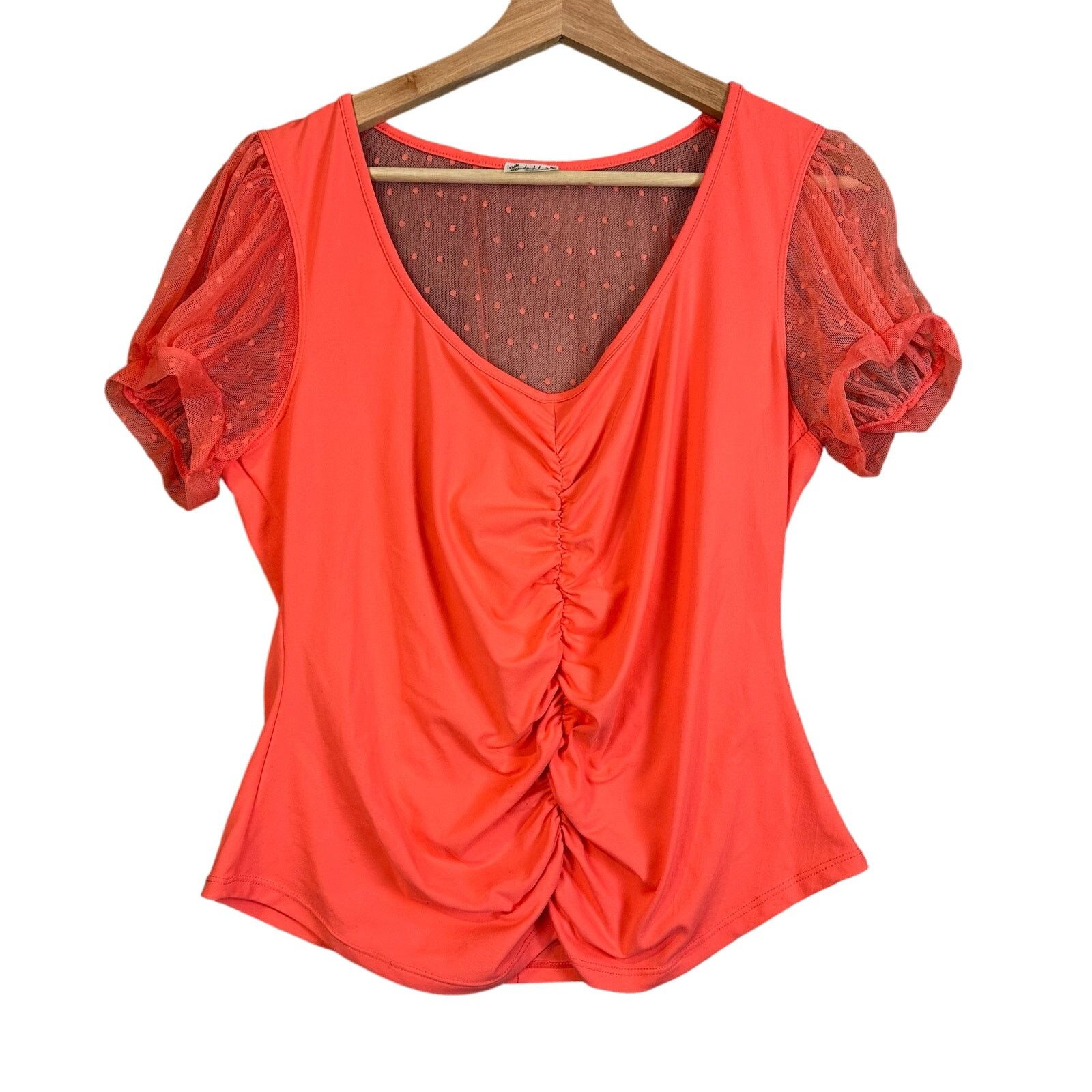Free People Free People Blush Up Cami Ruched Blouse M Size M / US 6-8 / IT 42-44 - 1 Thumbnail