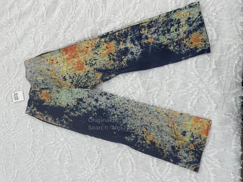 Issey Miyake Issey Miyake Starry Sky Straight-Leg Pants Size 25" / US 0 / IT 36 - 3 Thumbnail