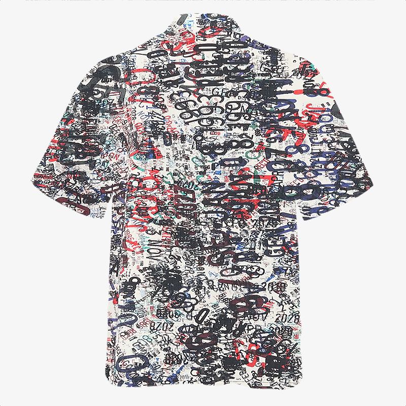 The Unbranded Brand Cotton Wool Memory Print Shirt Size US M / EU 48-50 / 2 - 4 Thumbnail