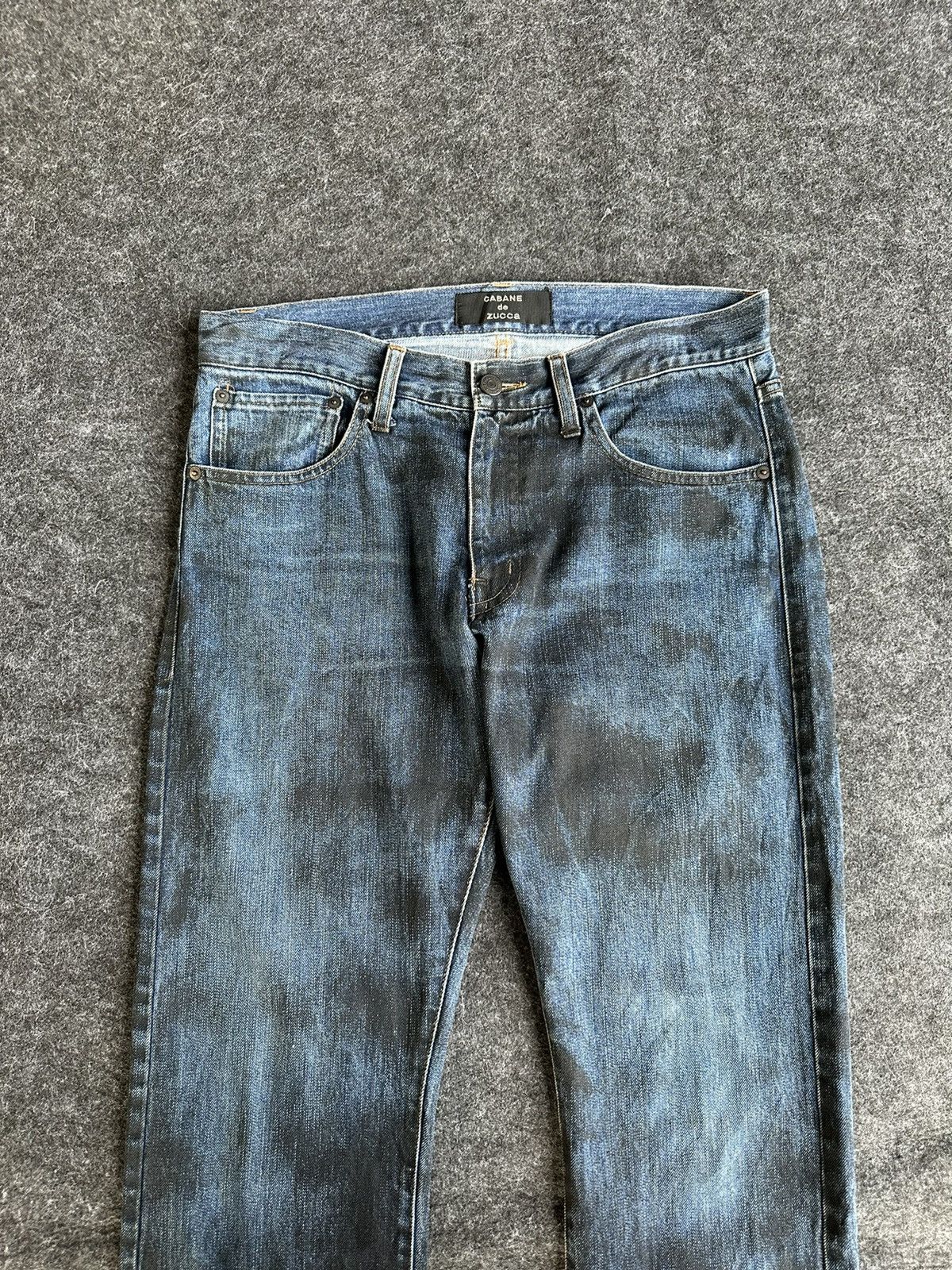 Issey Miyake 90s Cabane De Zucca Issey Miyake Vintage Denim W32 D486 Size US 32 / EU 48 - 2 Thumbnail