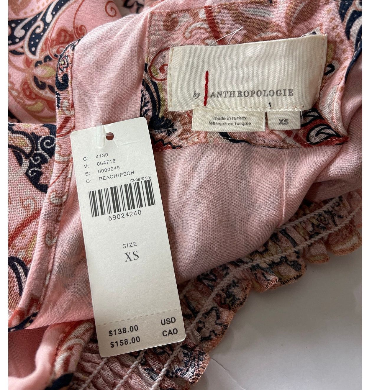 Anthropologie Anthropologie Cady Top - Size XS - New With Tags Size XS / US 0-2 / IT 36-38 - 9 Thumbnail