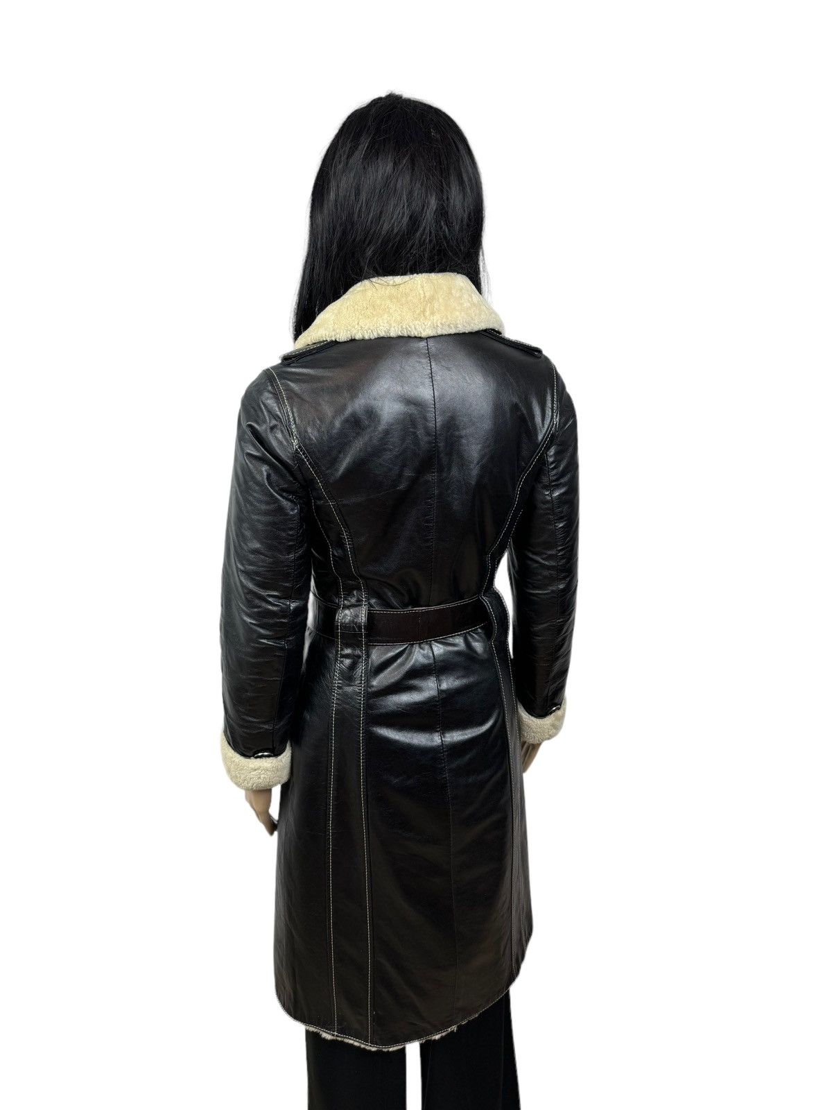 Other Jaris Genuine Leather Sheepskin Coat Belted size XS Size XS / US 0-2 / IT 36-38 - 6 Thumbnail