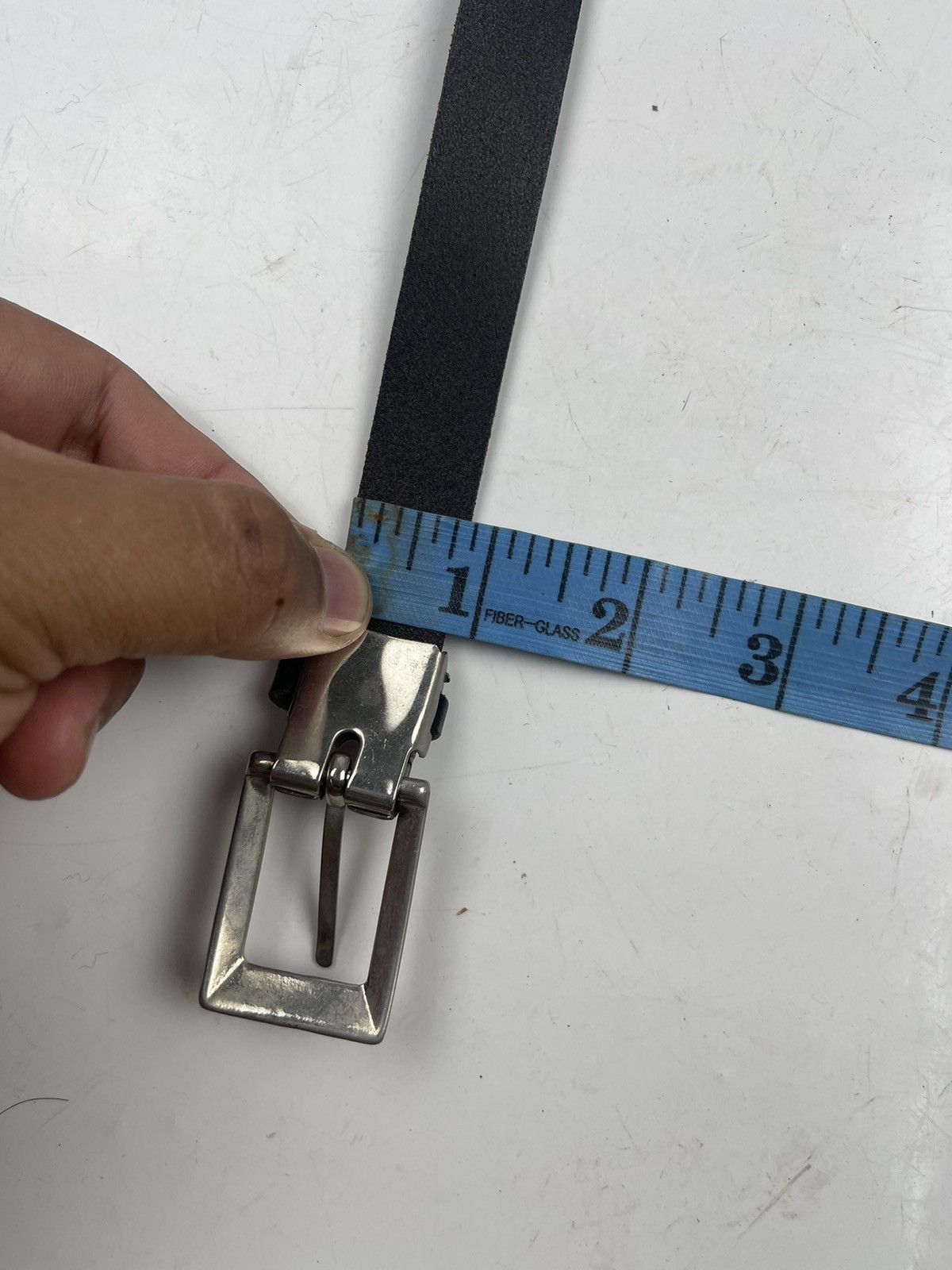 Japanese Brand studded leather belt Size 34 - 7 Thumbnail