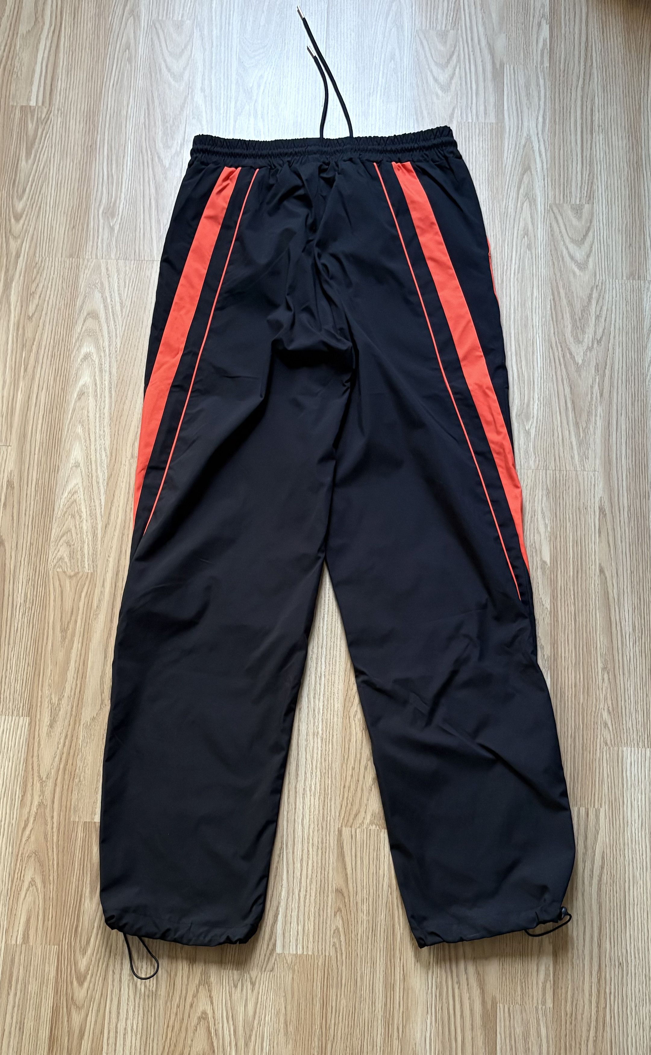 MNML MNML Tiger Stripe Track Pants - Black/Orange Size US 32 / EU 48 - 3 Thumbnail