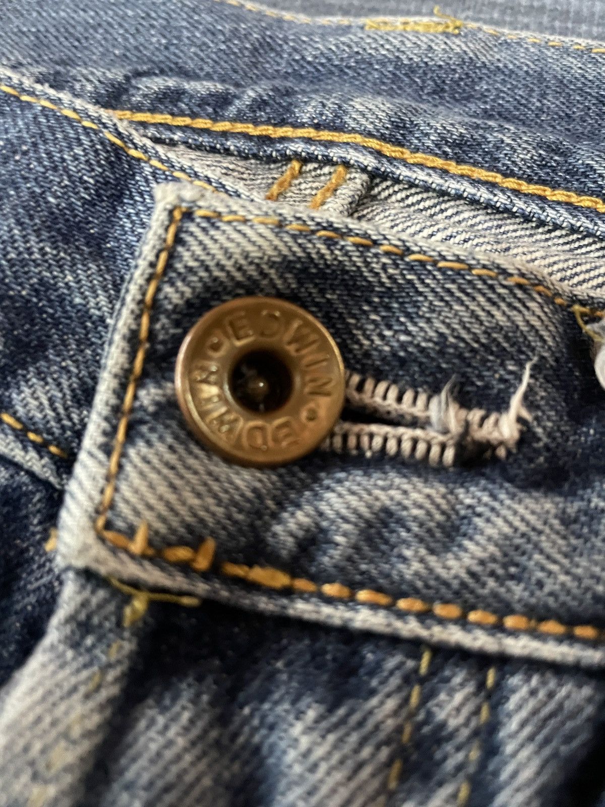 Edwin Edwin Japan Sanforized Buckle back denim Size US 30 / EU 46 - 7 Thumbnail