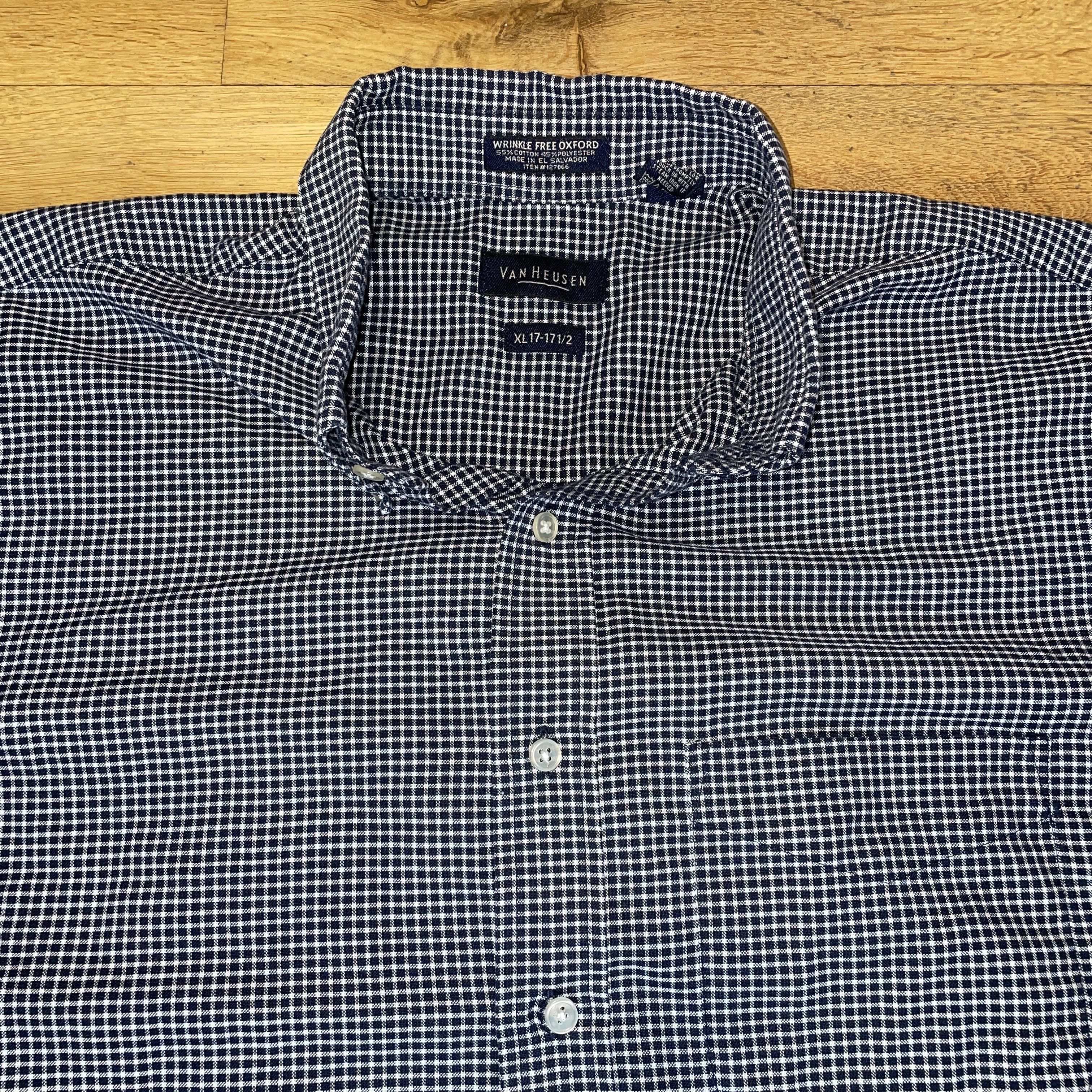 Van Heusen Van Heusen Men's Fashionable Elegant Check Shirt Size XL Size US XL / EU 56 / 4 - 3 Thumbnail