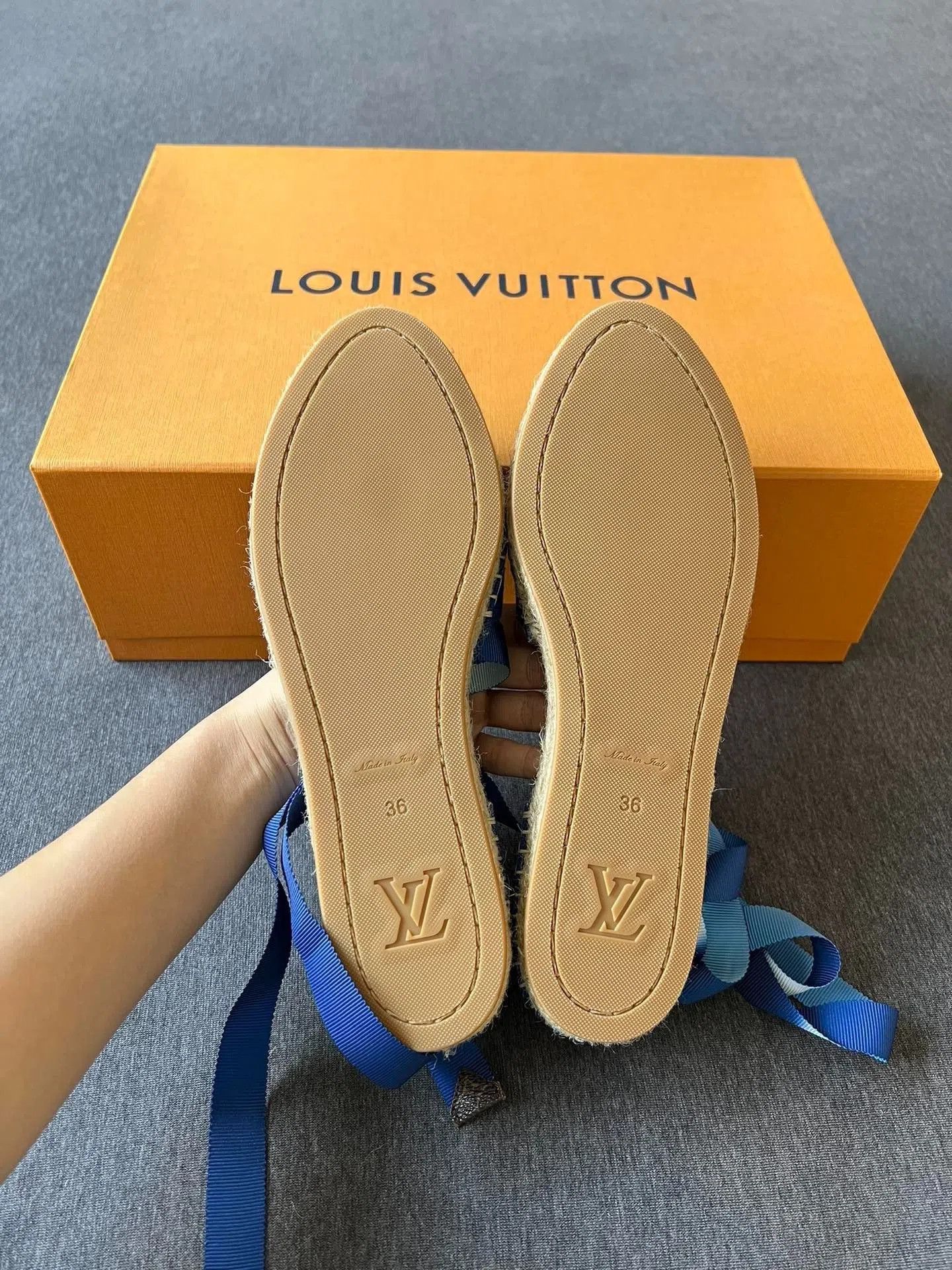Louis Vuitton LV Starboard Flat Espadrilles. Size US 5 / IT 35 - 6 Thumbnail