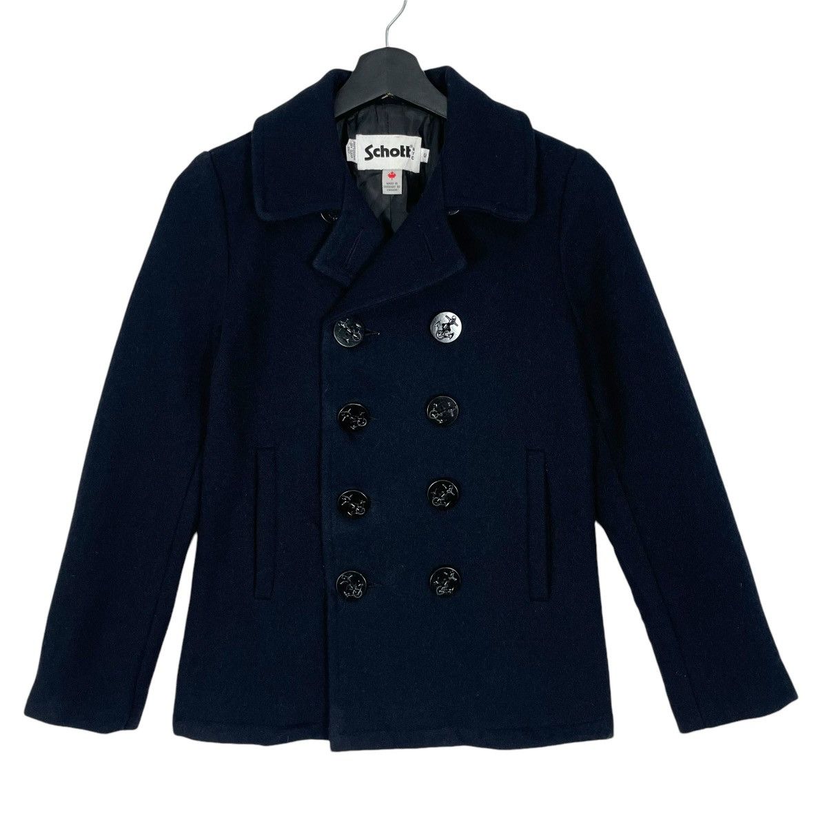 Schott Vintage Schott X Earth Music Ecology Peacoat Jacket Button Size US S / EU 44-46 / 1 - 1 Thumbnail