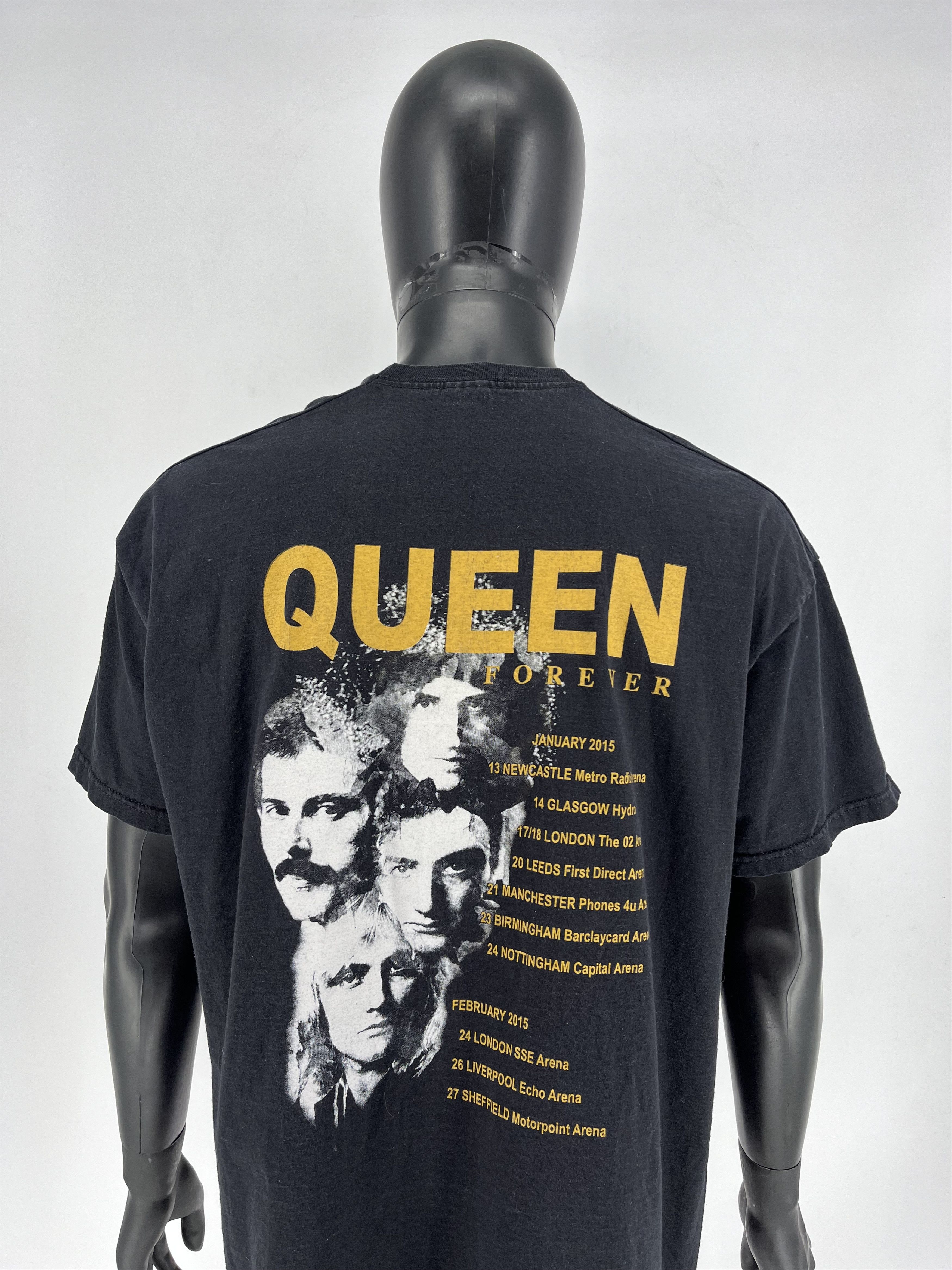 Band Tees × Vintage 2014 Queen + Adam Lambert Live in Concert Tee Punk Rock Band Size US XXL / EU 58 / 5 - 8 Thumbnail