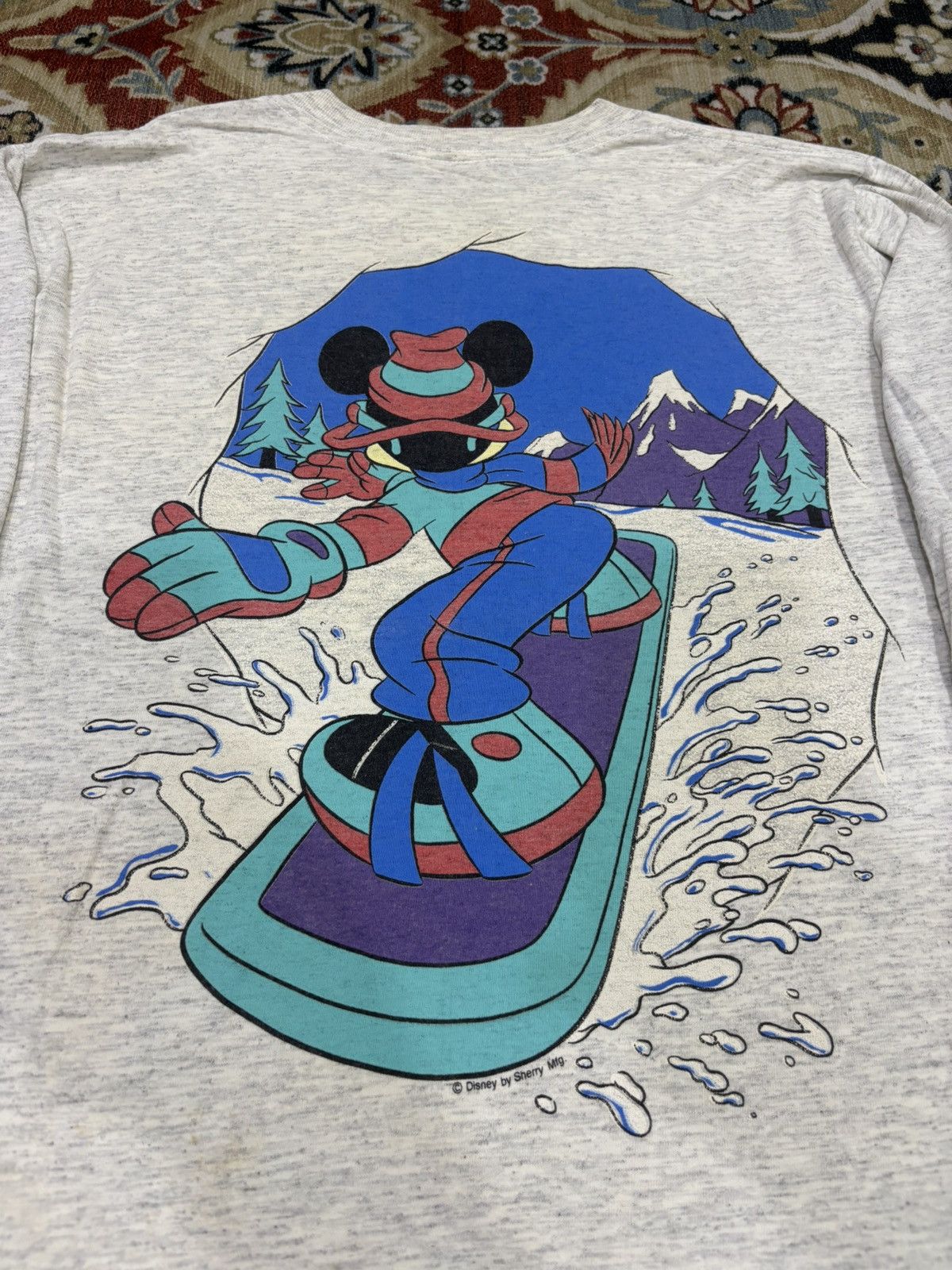 Mickey Mouse × Vintage Vintage Mickey Mouse California Longsleeve Tshirt Size US M / EU 48-50 / 2 - 4 Thumbnail