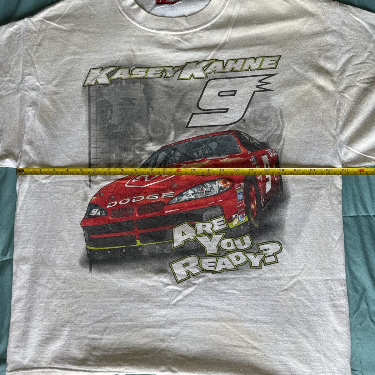 Chase Authentics Kasey Kahne No.9 Dodge Dealers Racing Tee - NASCAR Size US L / EU 52-54 / 3 - 6 Thumbnail