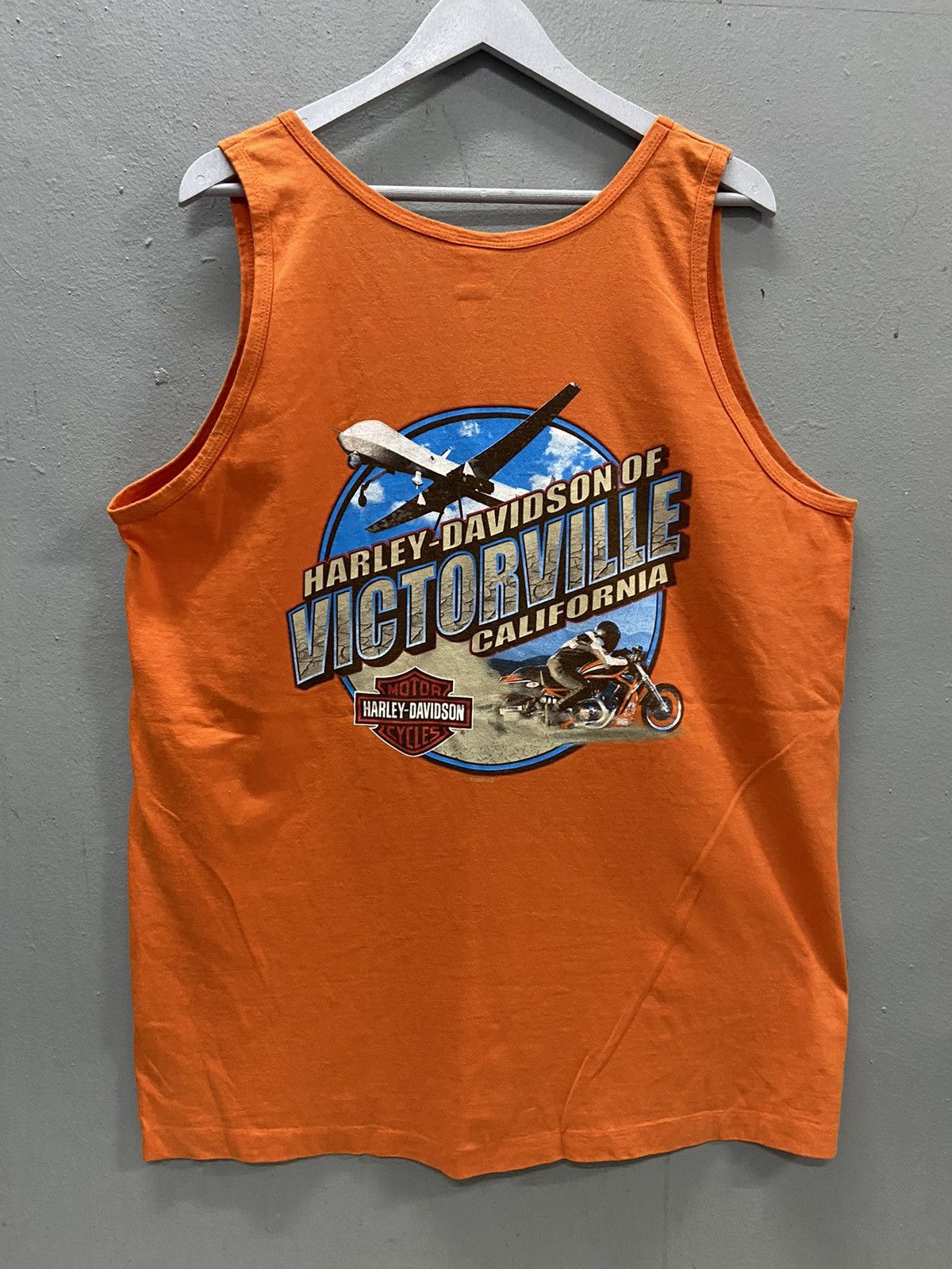 Harley Davidson HARLEY DAVIDSON 2010 VICTORVILLE CALIFORNIA TANK TOP Size US XL / EU 56 / 4 - 1 Thumbnail