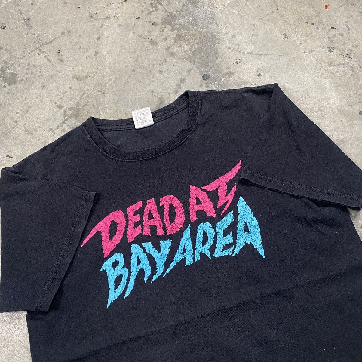 Band Tees × Japanese Brand y2k Distressed Pizza Of Death Dead At Bay Area Tee Size US M / EU 48-50 / 2 - 4 Thumbnail