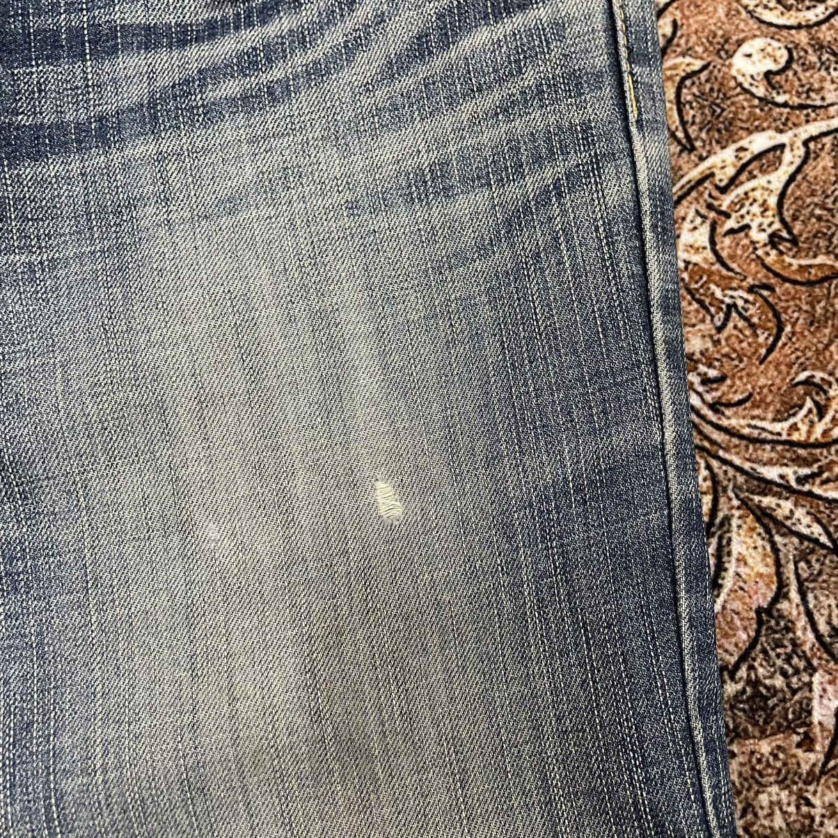 Edwin 🔥Vintage Edwin 503 Stoned Washed Distress Denim Jeans Size US 30 / EU 46 - 9 Thumbnail