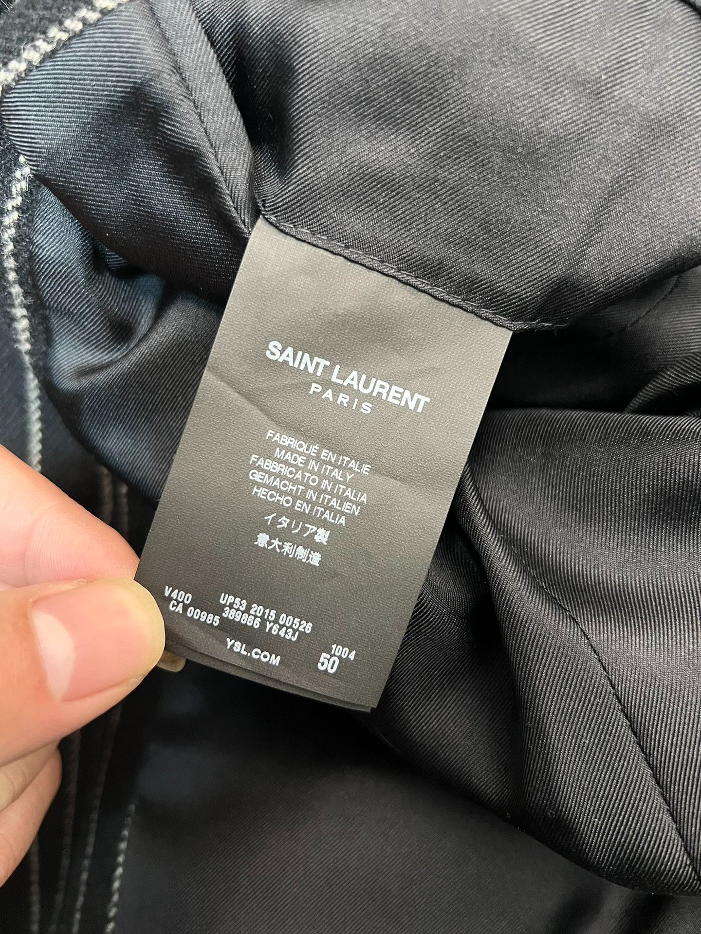 Saint Laurent Paris Saint laurent Striped wool suit 2501-Nextarrow Size 50R - 5 Thumbnail