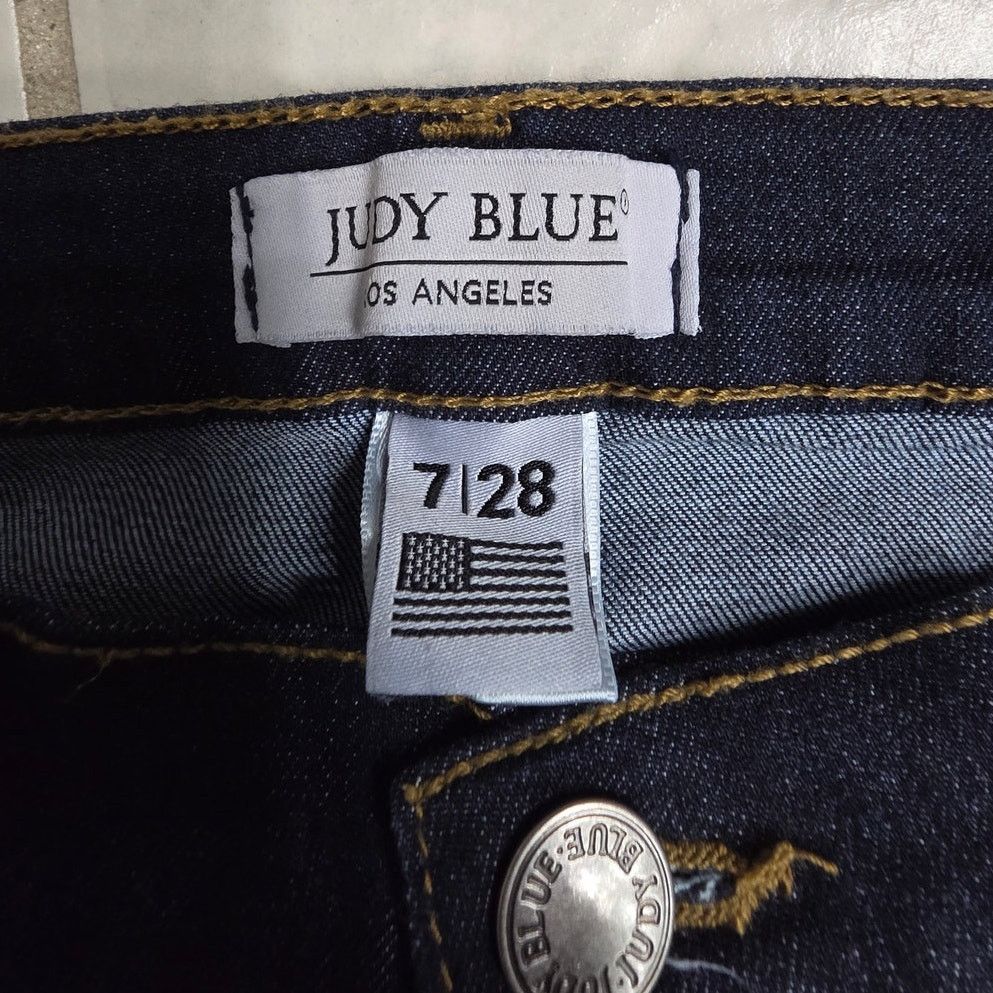 Judy Blue Judy Blue Dark Wash Skinny Jeans - 7/28 (junior) Size 28" / US 6 / IT 42 - 3 Thumbnail