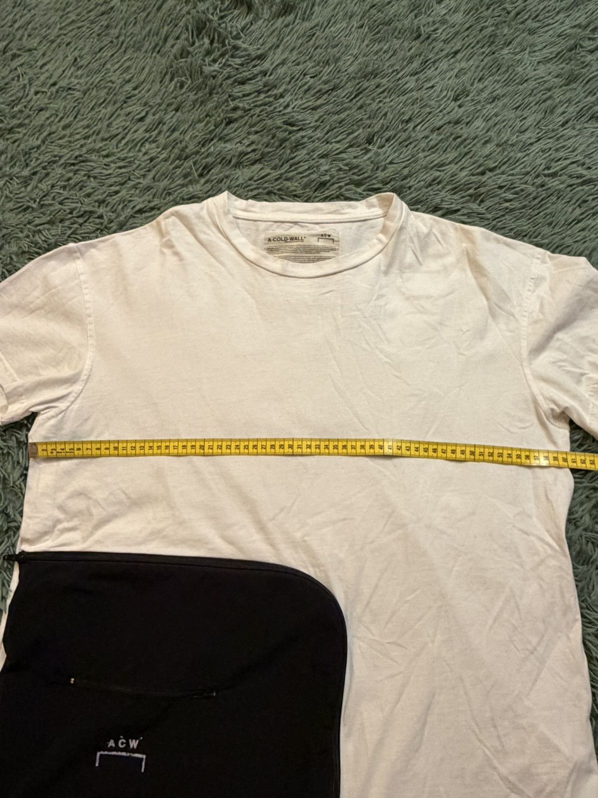 A-COLD-WALL* A-Cold-Wall* Zipper Pocket Short T-Shirt 'White' Size XL Size US XL / EU 56 / 4 - 14 Thumbnail