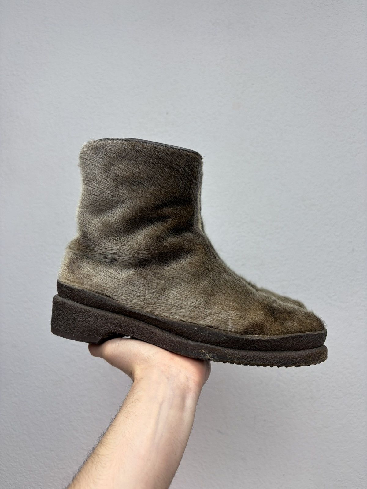 If Six Was Nine Vintage Y2K Guidi CCP Style Distressed Leather Biker Boots Size US 8 / EU 41 - 1 Thumbnail