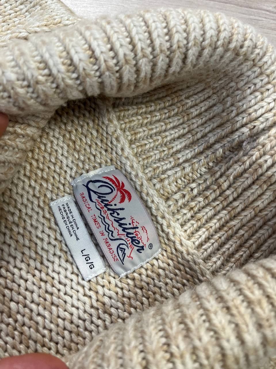 Quiksilver vintage cardigan Quiksilver surf Size US L / EU 52-54 / 3 - 3 Thumbnail