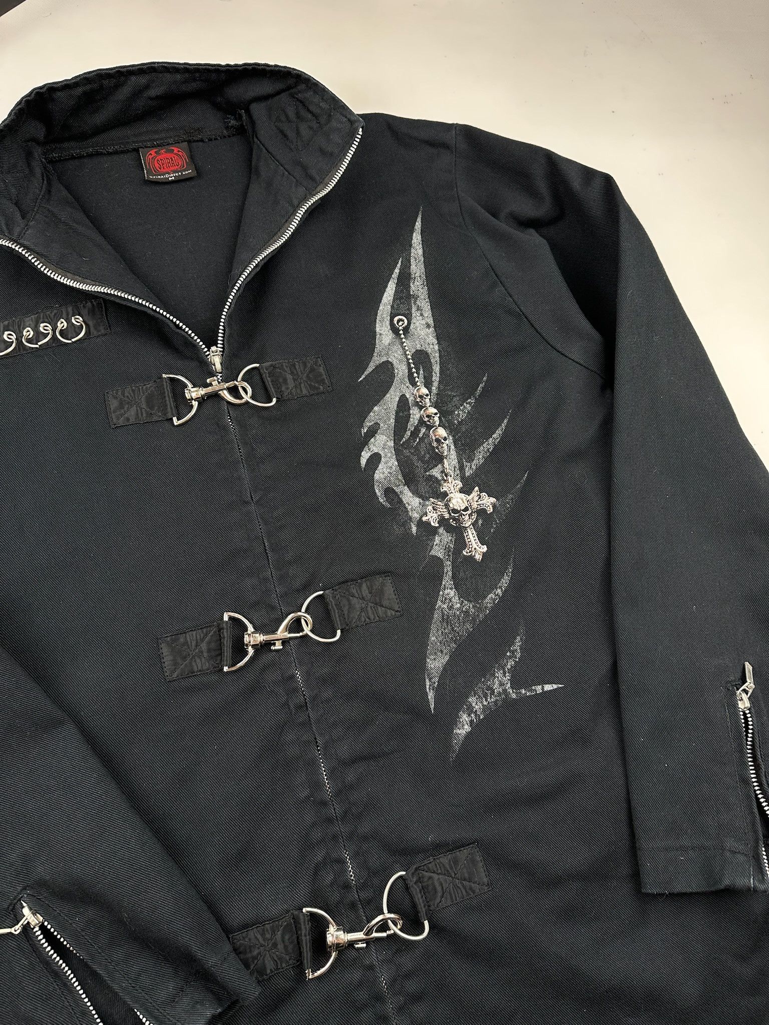 Japanese Brand 2000s Rare Spiral Girl Bondage Jacket LGB tribal rave techno Size US M / EU 48-50 / 2 - 9 Thumbnail