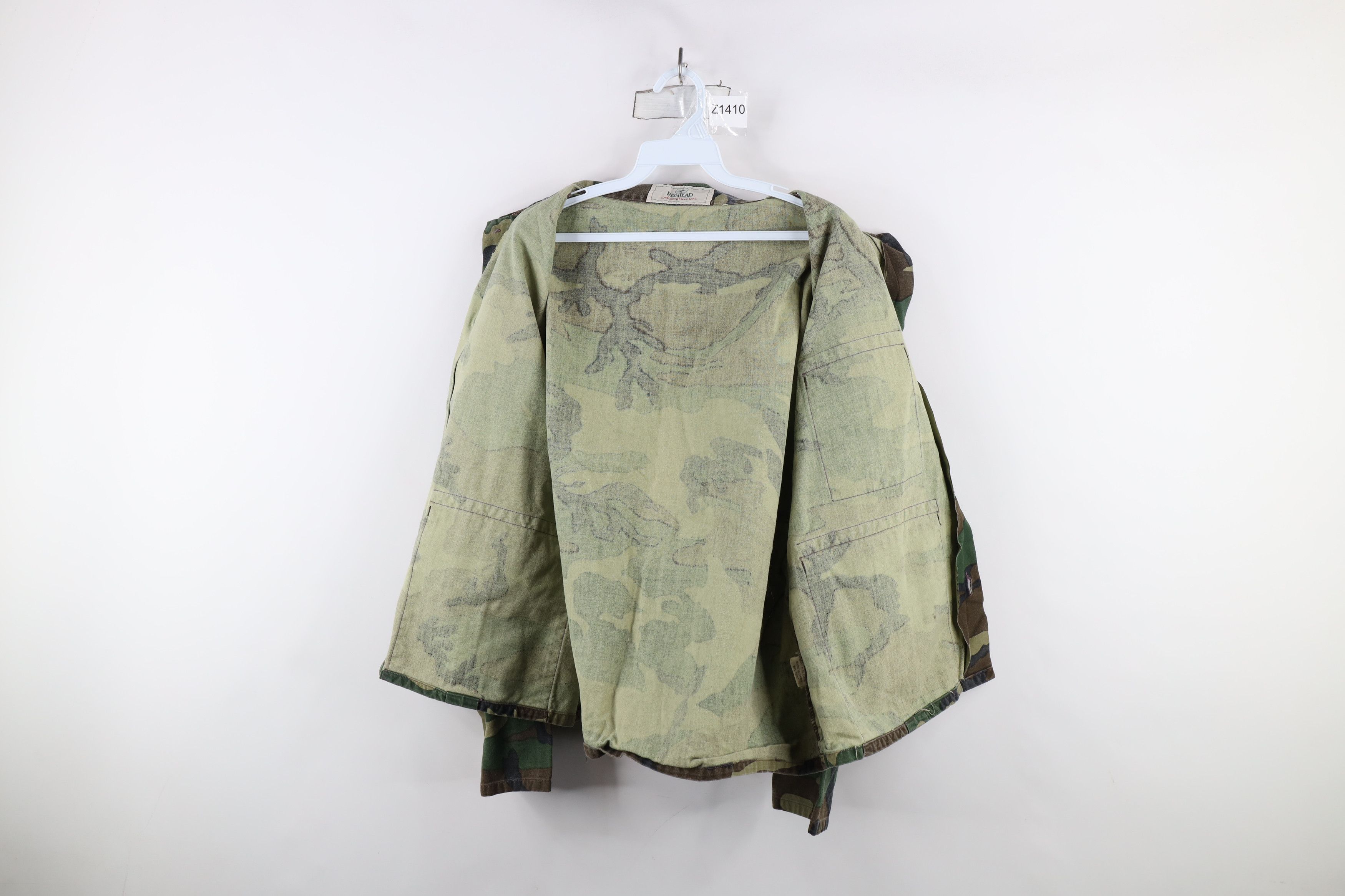 Vintage Vintage 90s Streetwear Camouflage Button Shirt Jacket USA Size US M / EU 48-50 / 2 - 9 Thumbnail