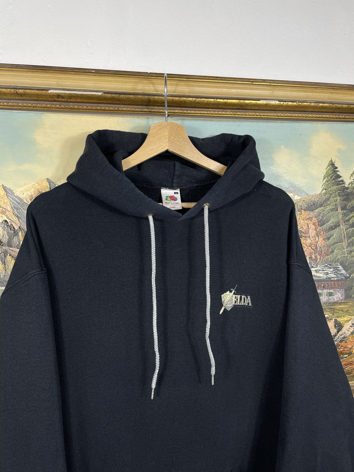 Japanese Brand × Nintendo × Vintage Retro 00s Zelda 2005 Hoodie Baggy Loose Boxy Japanese Game Size US L / EU 52-54 / 3 - 5 Thumbnail