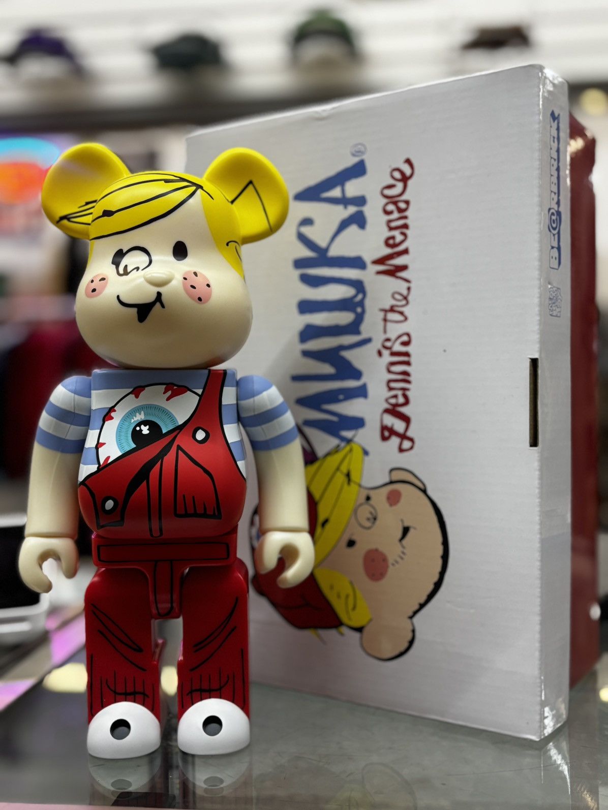 Medicom Toy Dennis The Menance Bearbrick 400% and 100% (Signed) Size ONE SIZE - 1 Thumbnail