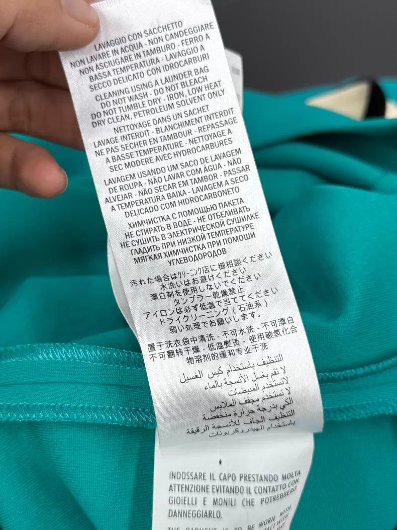Gucci Gucci Lake green lotus leaf edge diamond button court dres Size XS / US 0-2 / IT 36-38 - 7 Thumbnail