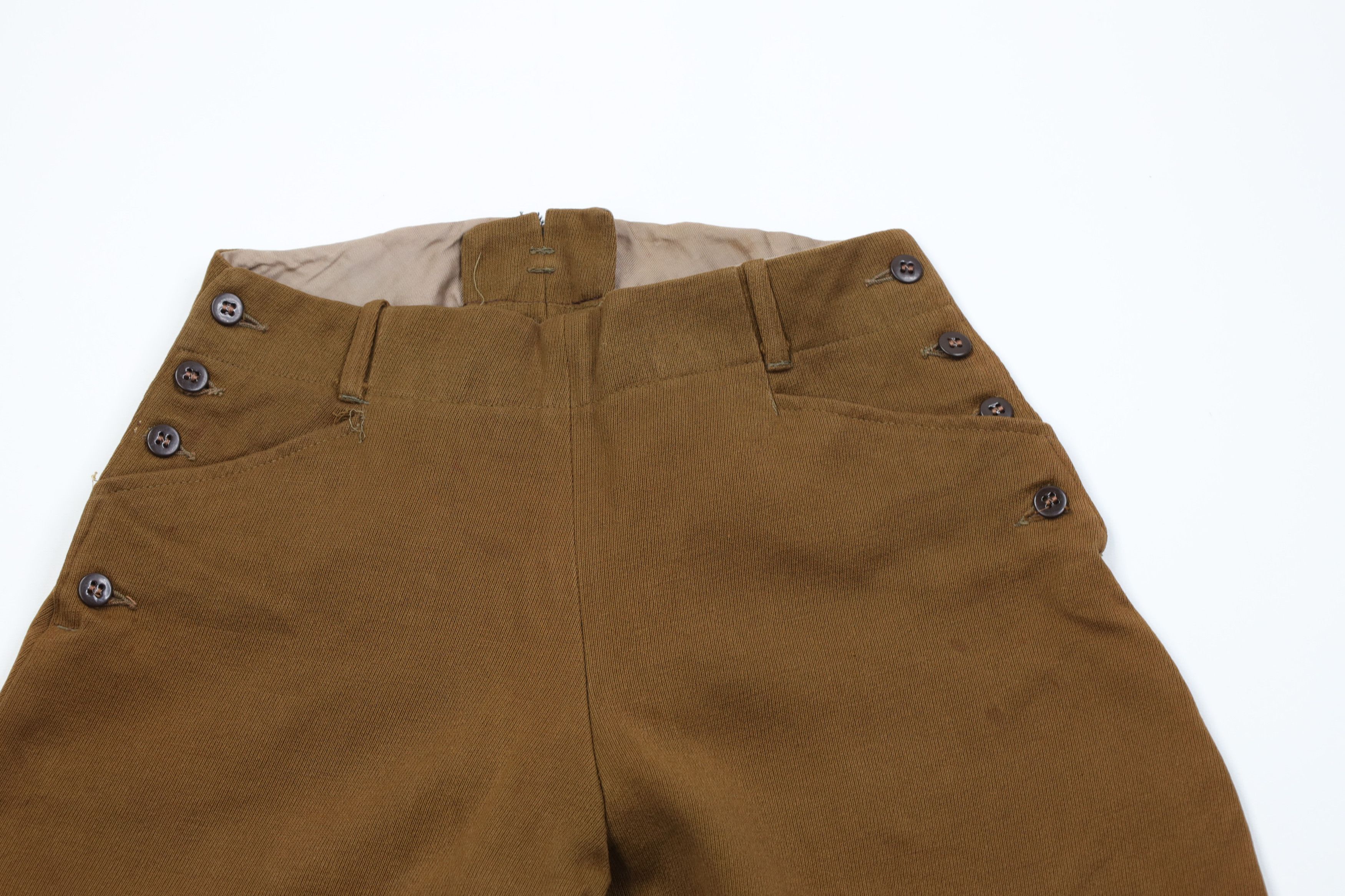 Vintage Vintage 20s 30s Suede Leather Horse Riding Pants Breeches Size 25" / US 0 / IT 36 - 2 Thumbnail