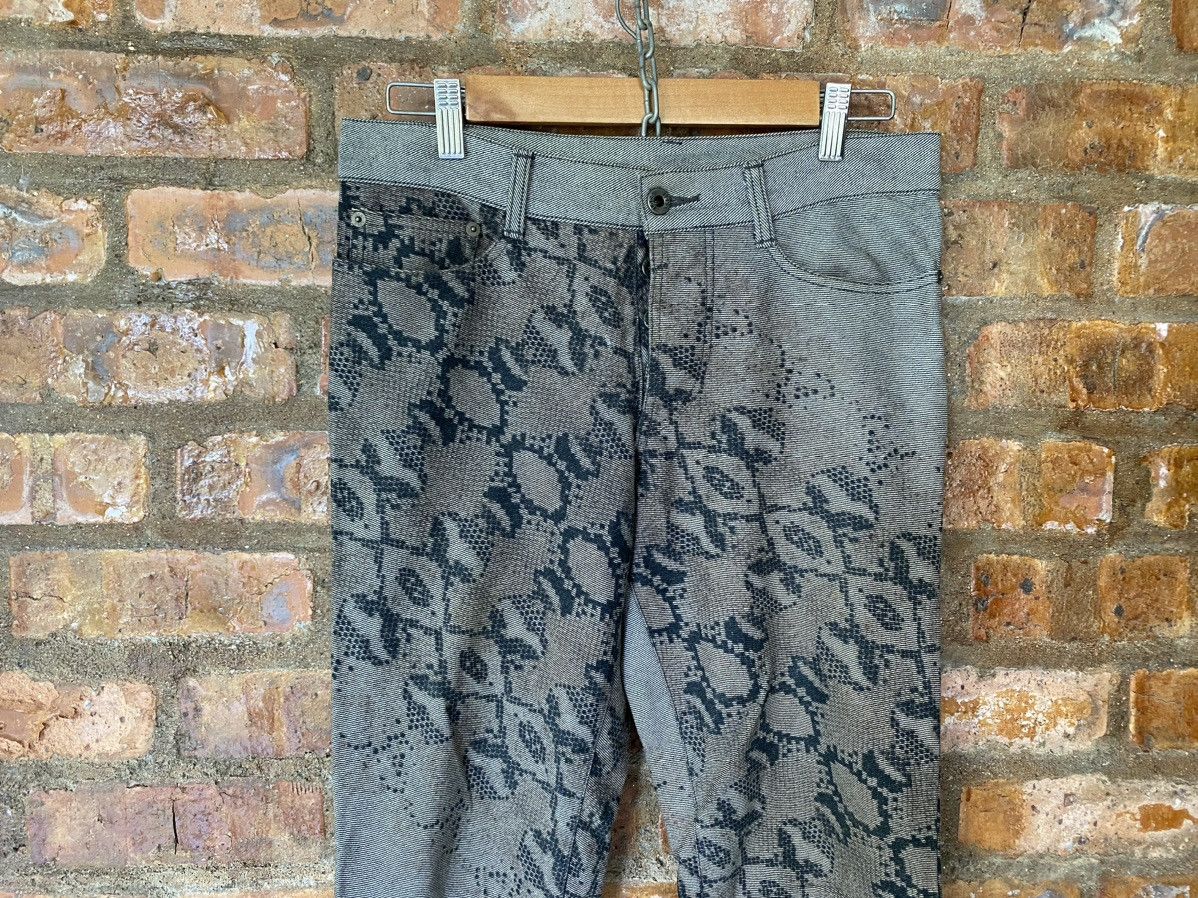 5351 POUR LES HOMMES 2000s 5351 pour homme gradian snake flare Size US 31 - 3 Thumbnail