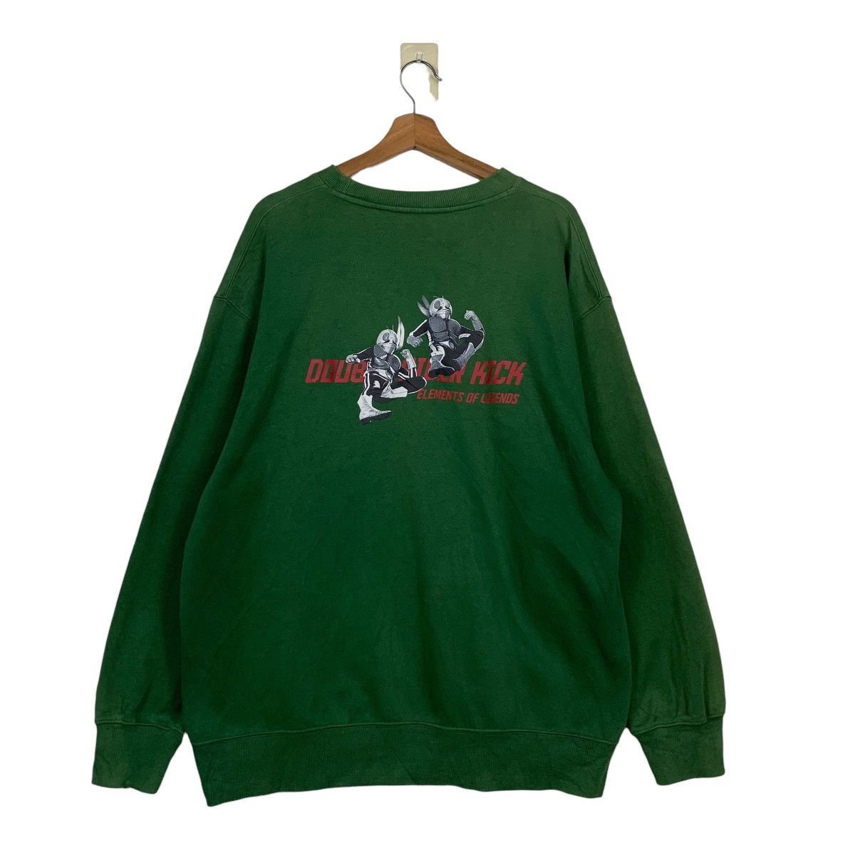 Japanese Brand BANDAI KAMEN RIDER Graphic Printed Sweatshirt #3598-C165 Size US XL / EU 56 / 4 - 1 Thumbnail