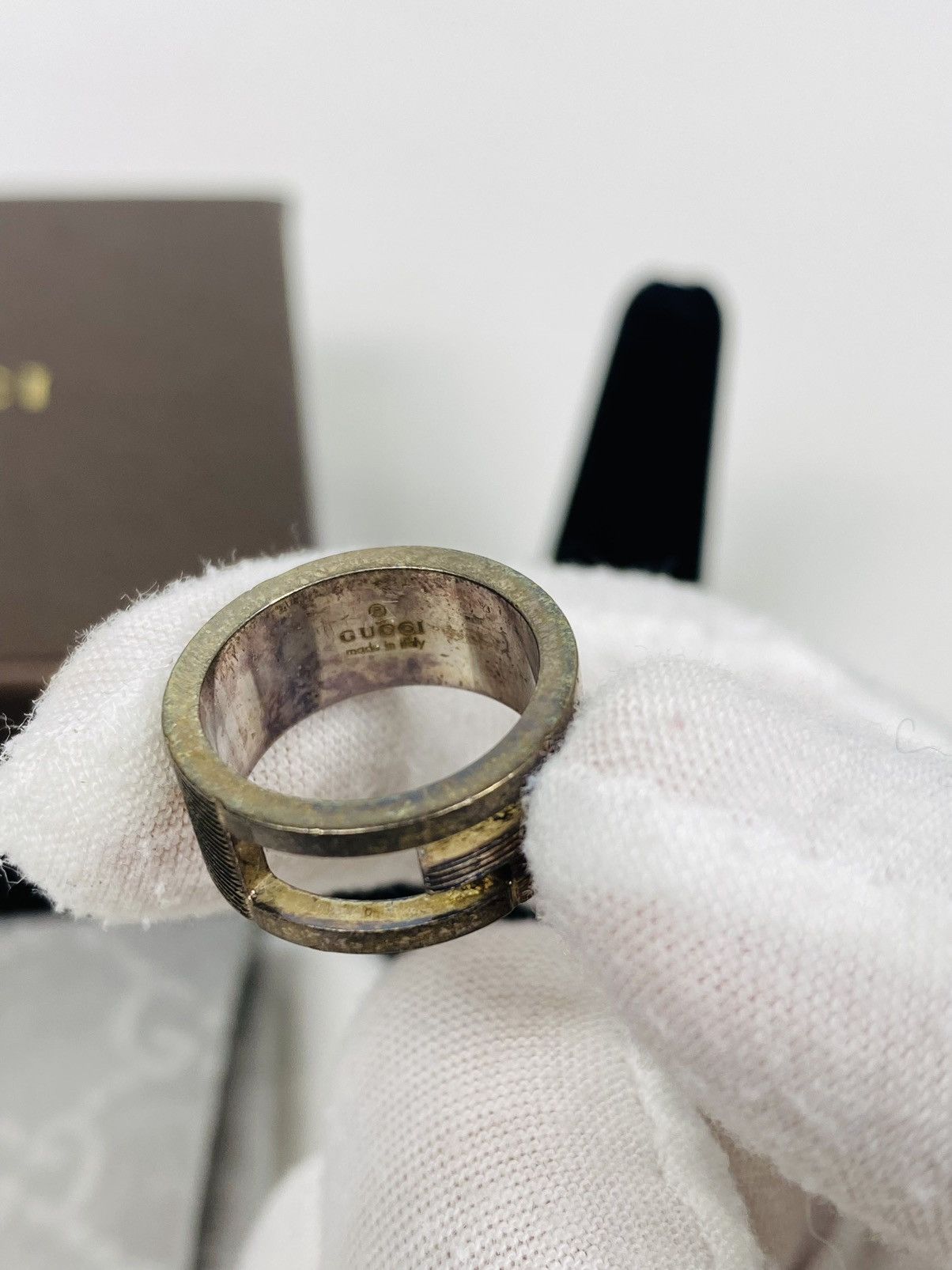 Gucci Gucci .925 Silver G Ring Size IT 8 Size ONE SIZE - 2 Thumbnail