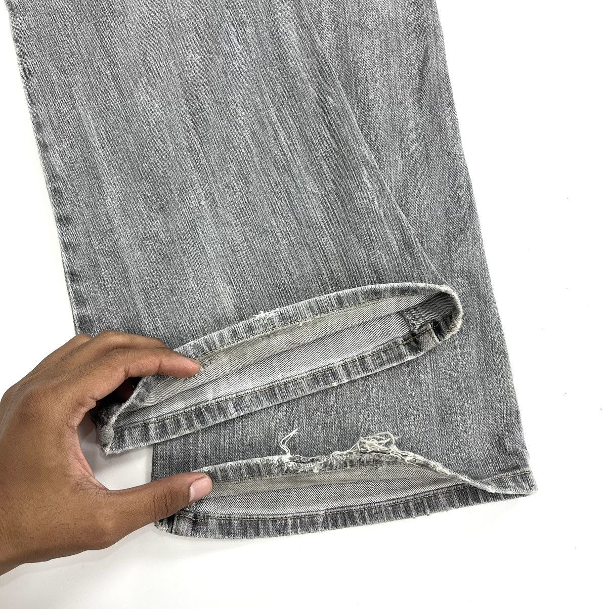 If Six Was Nine × Japanese Brand × Le Grande Bleu (L.G.B.) Crazy Oririn Jeans Flared Jeans Bootcut Studded Y2K Pants Size 32" / US 10 / IT 46 - 14 Thumbnail
