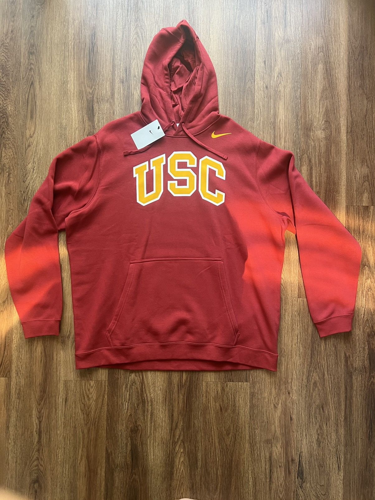 Nike Nike Men’s Red USC Trojans Logo Pullover Hoodie Sweatshirt Size US XXL / EU 58 / 5 - 1 Thumbnail