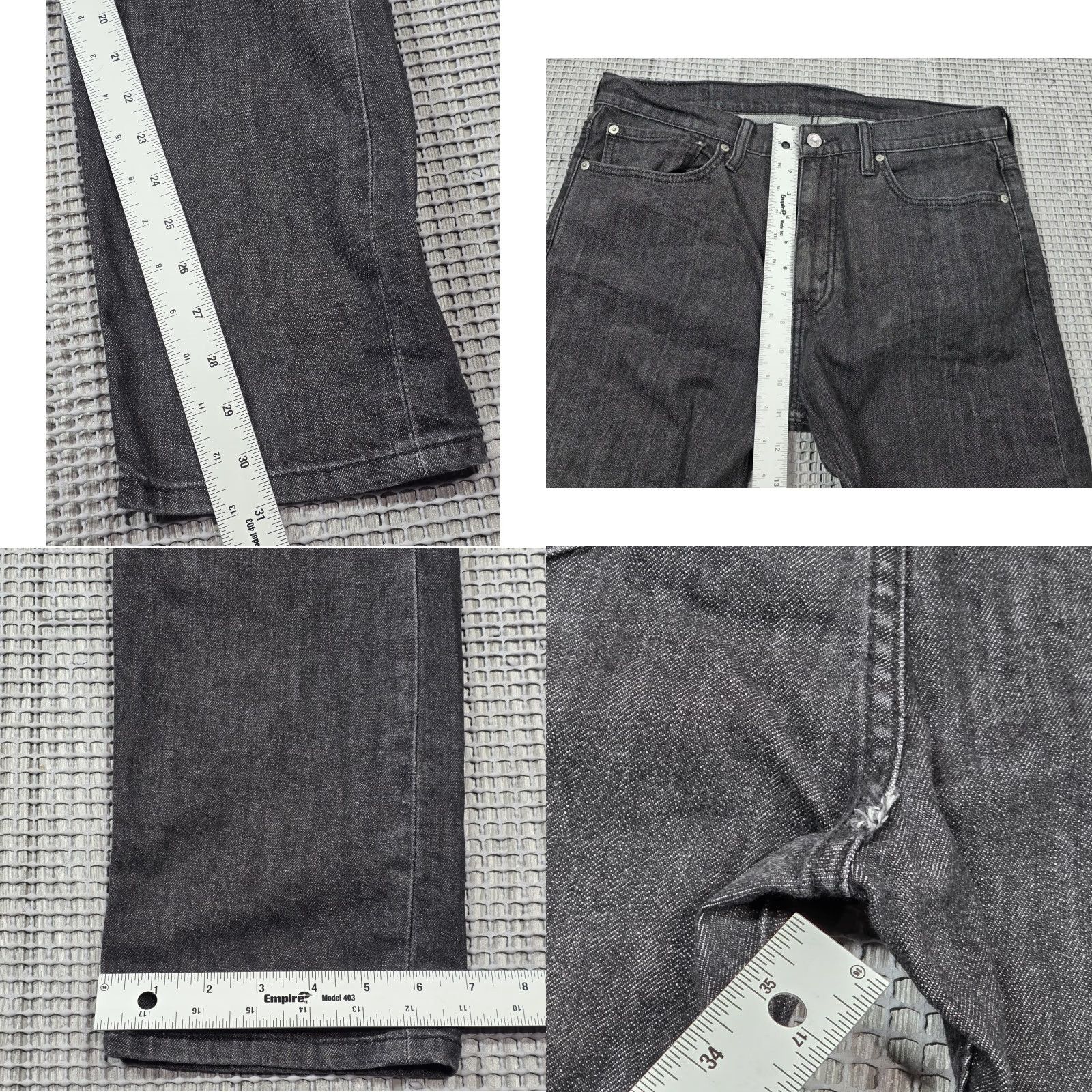 Levi's LEVIS 510 Slim Fit Jeans Men Size 34X32 Distressed Fade Black Red Tab Levi's 510 Jeans Slim Denim Regular 34 Mens Size US 34 / EU 50 - 9 Thumbnail